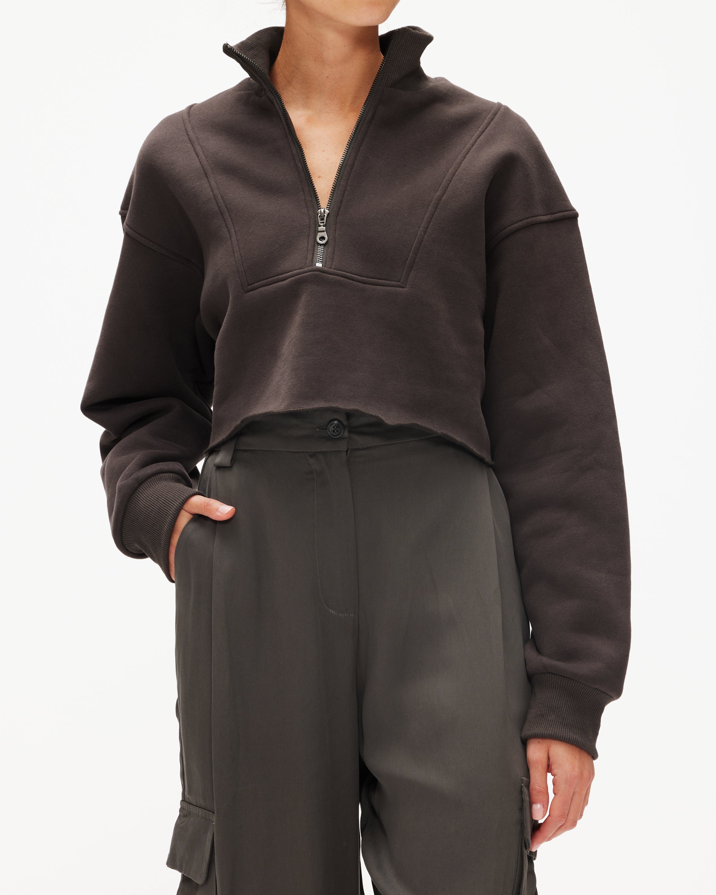 All Fenix Arlo Crop 1/2 Zip Sweatshirt