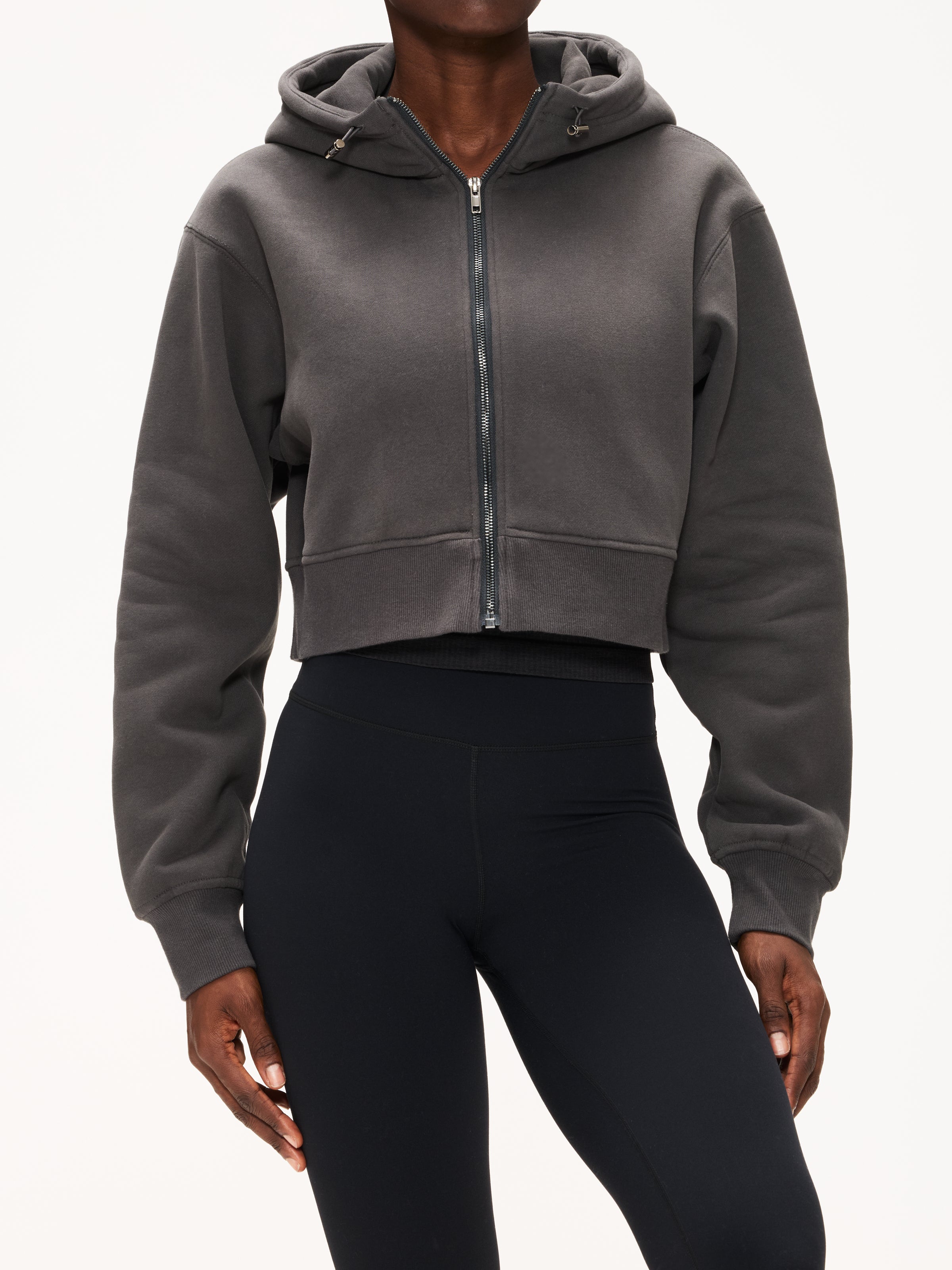All Fenix Crop Zipped Hoodie