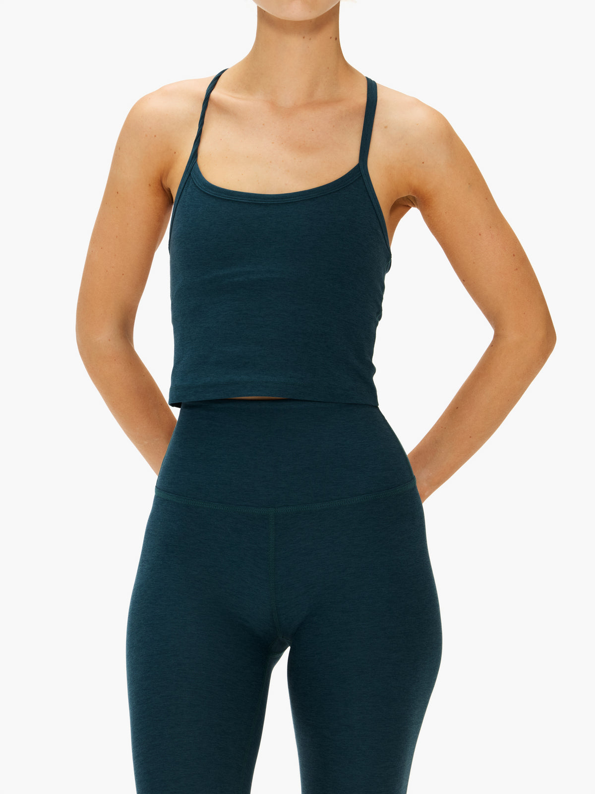 Beyond Yoga Spacedye Slimracerback Cropped