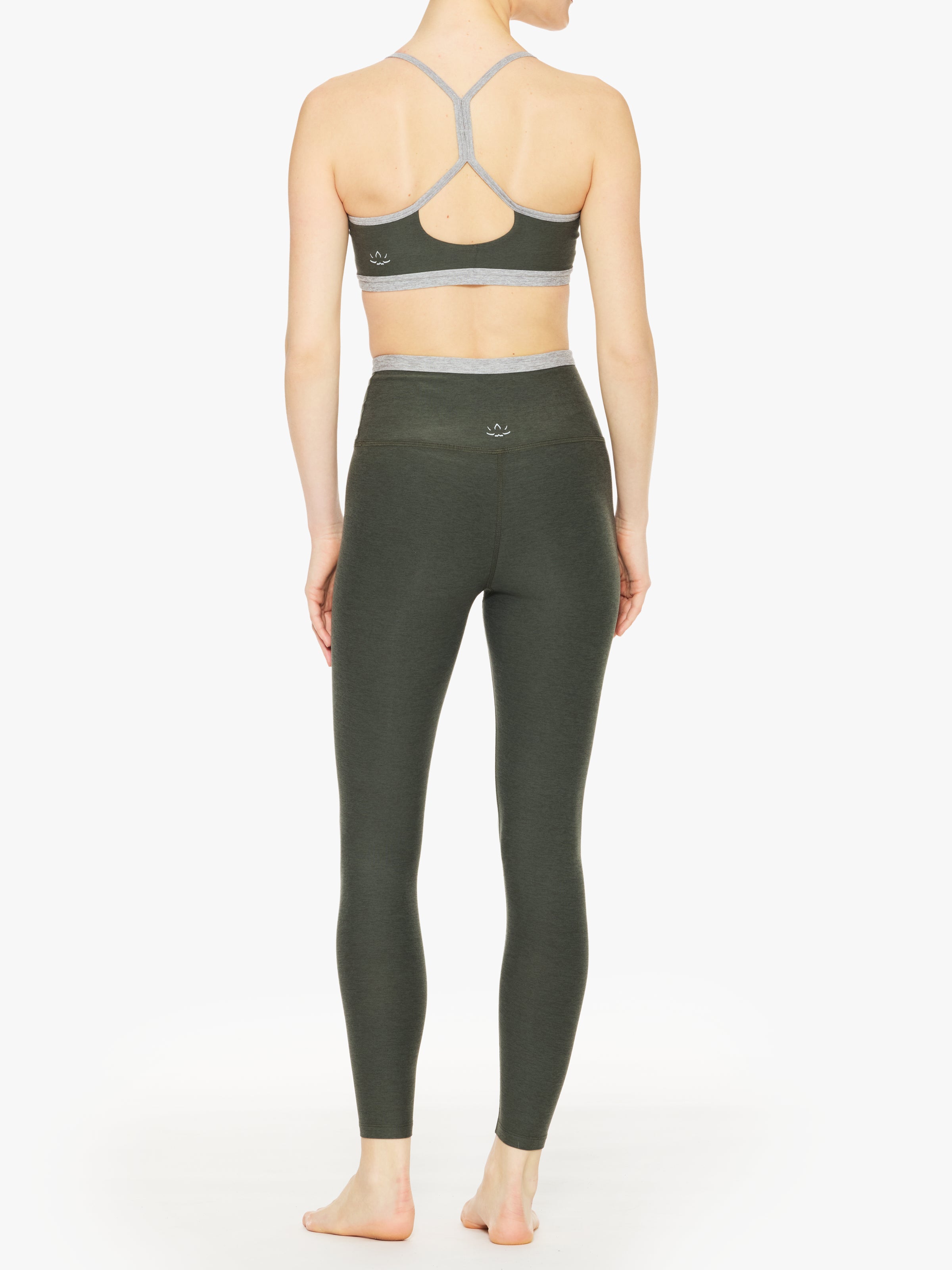 Beyond Yoga Spacedye Shirredcolorblock Bra