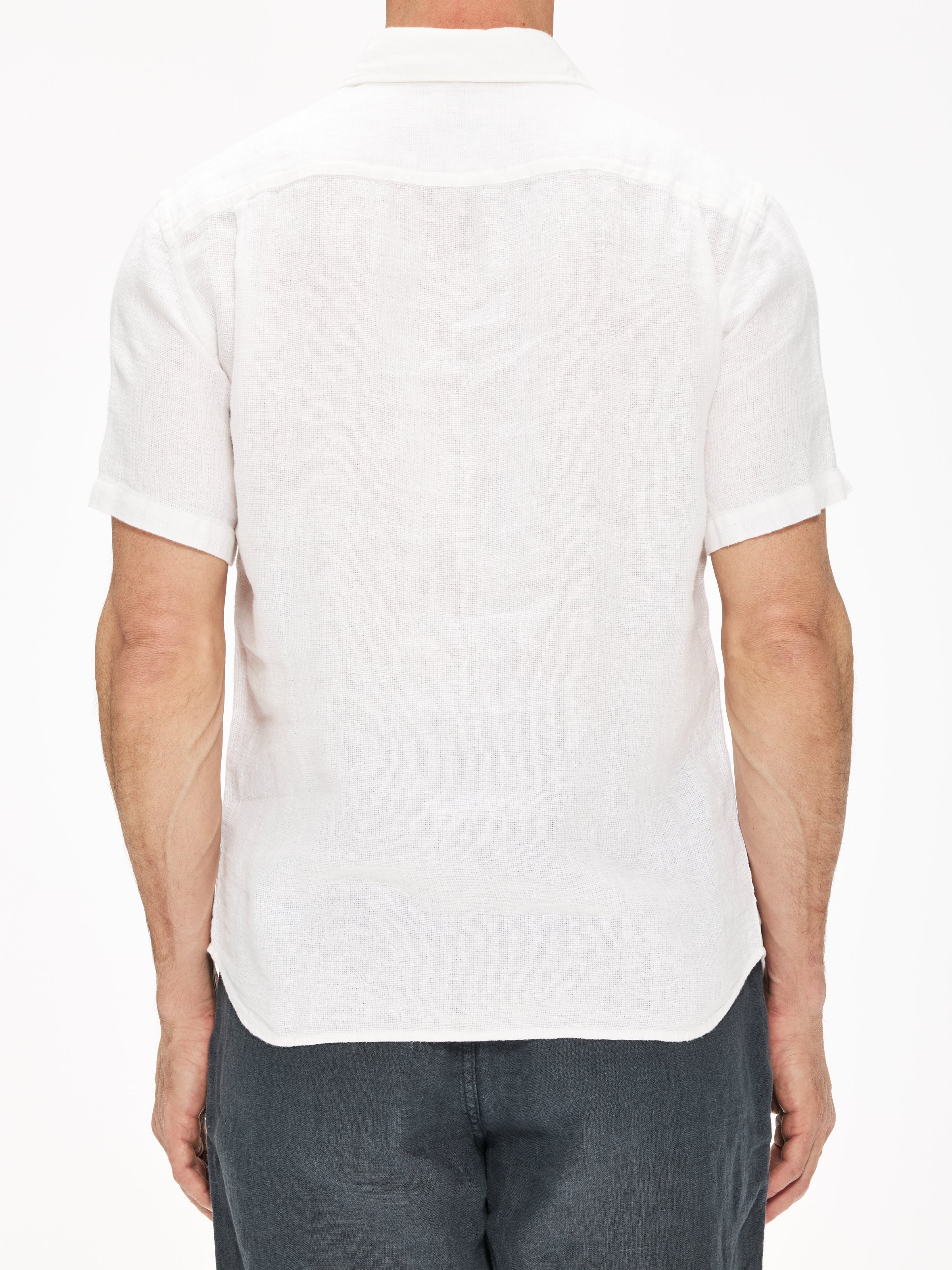 Faherty Short Sleeve Palma Linen Shirt