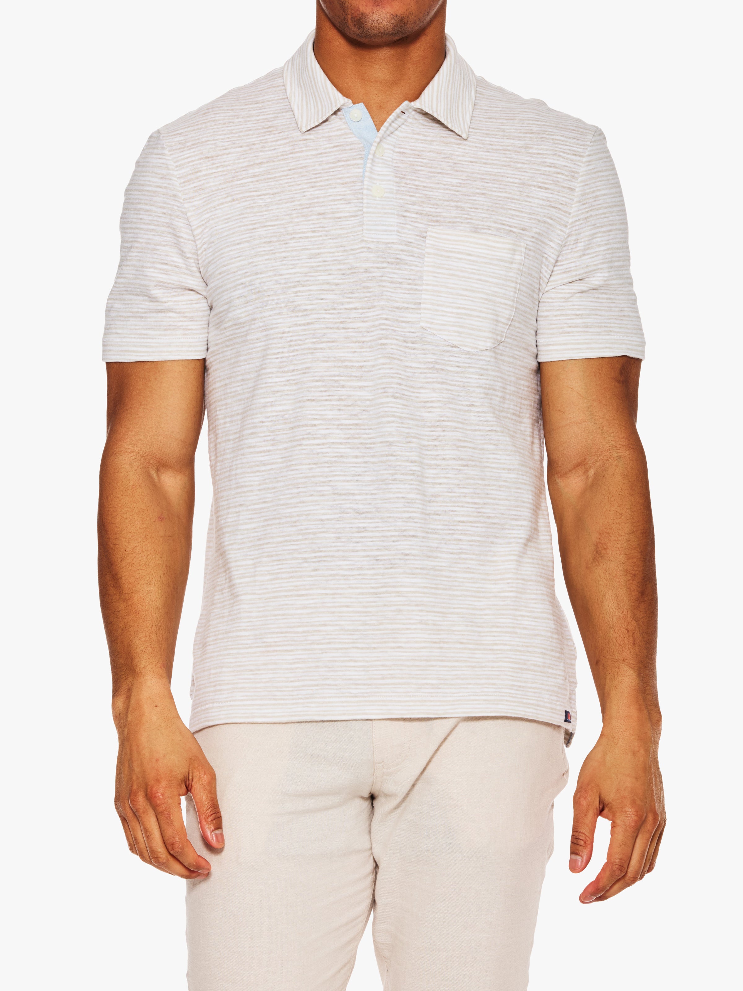 Faherty Short Sleeve Breeze Polo