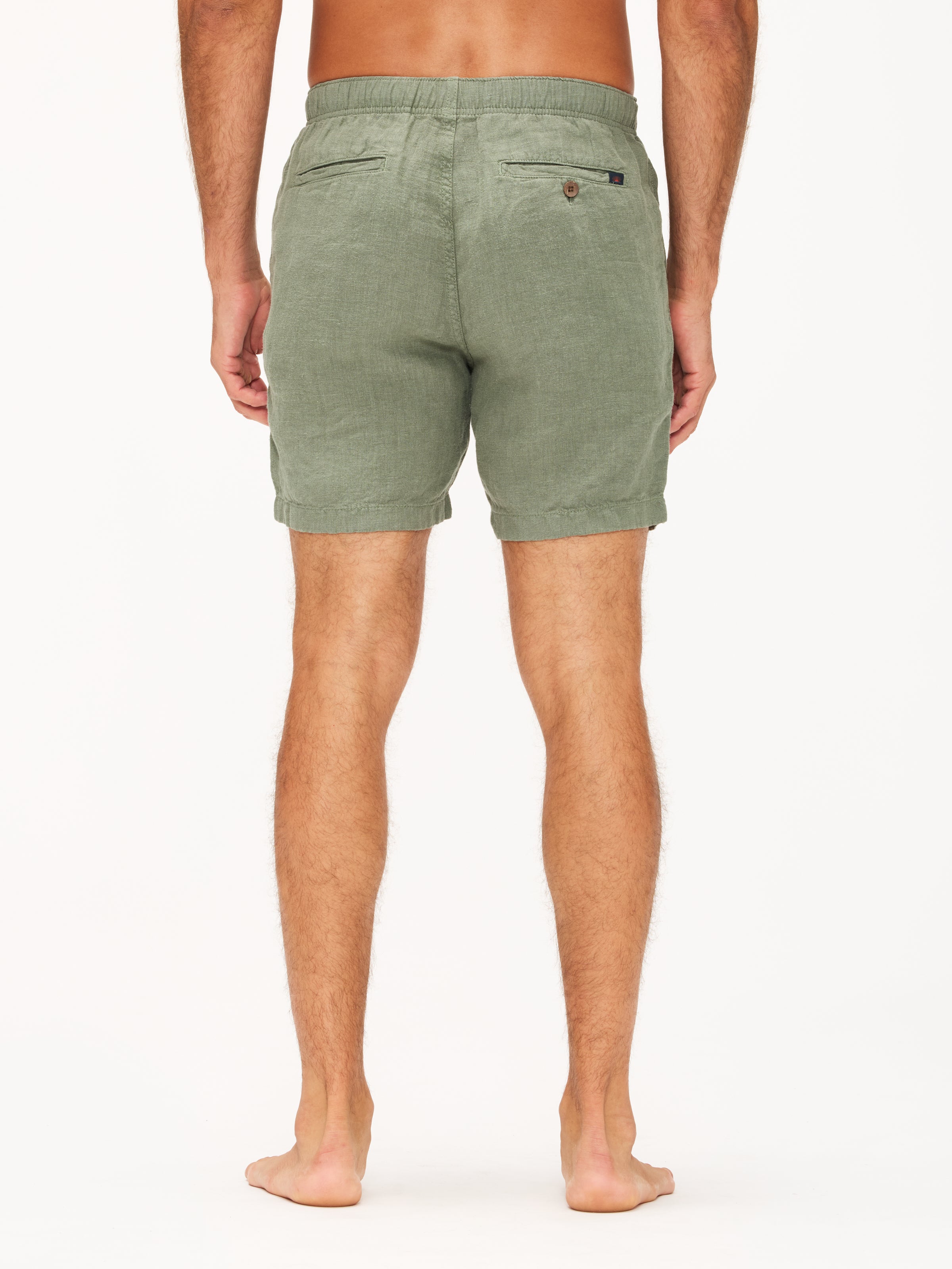 Faherty Essential Linen Short 6.5" - Unlined