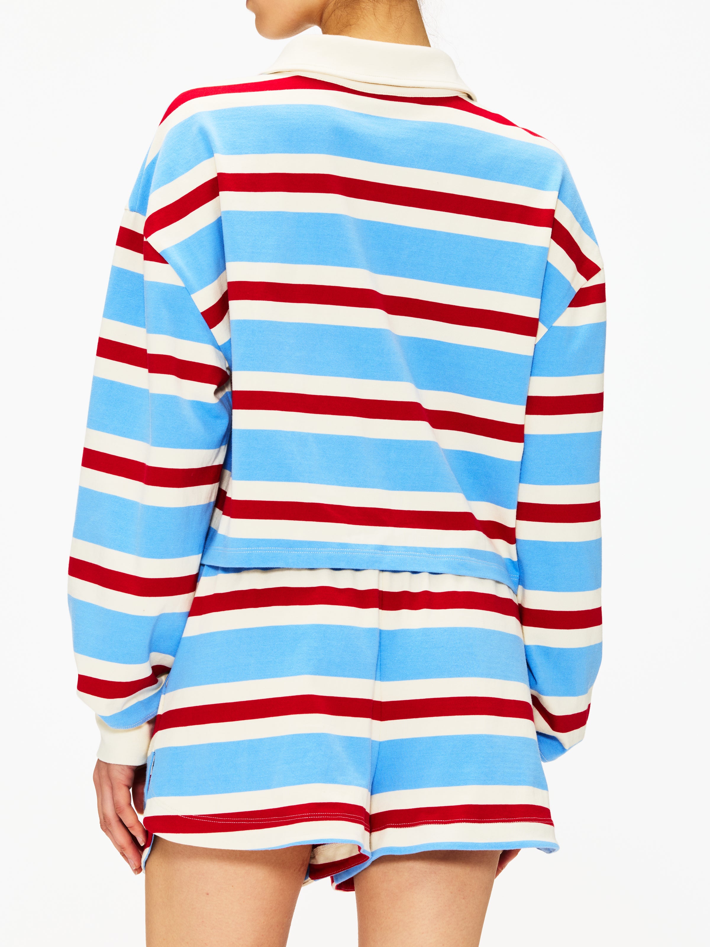 Year of Ours Striped Cotton Jersey Rugby