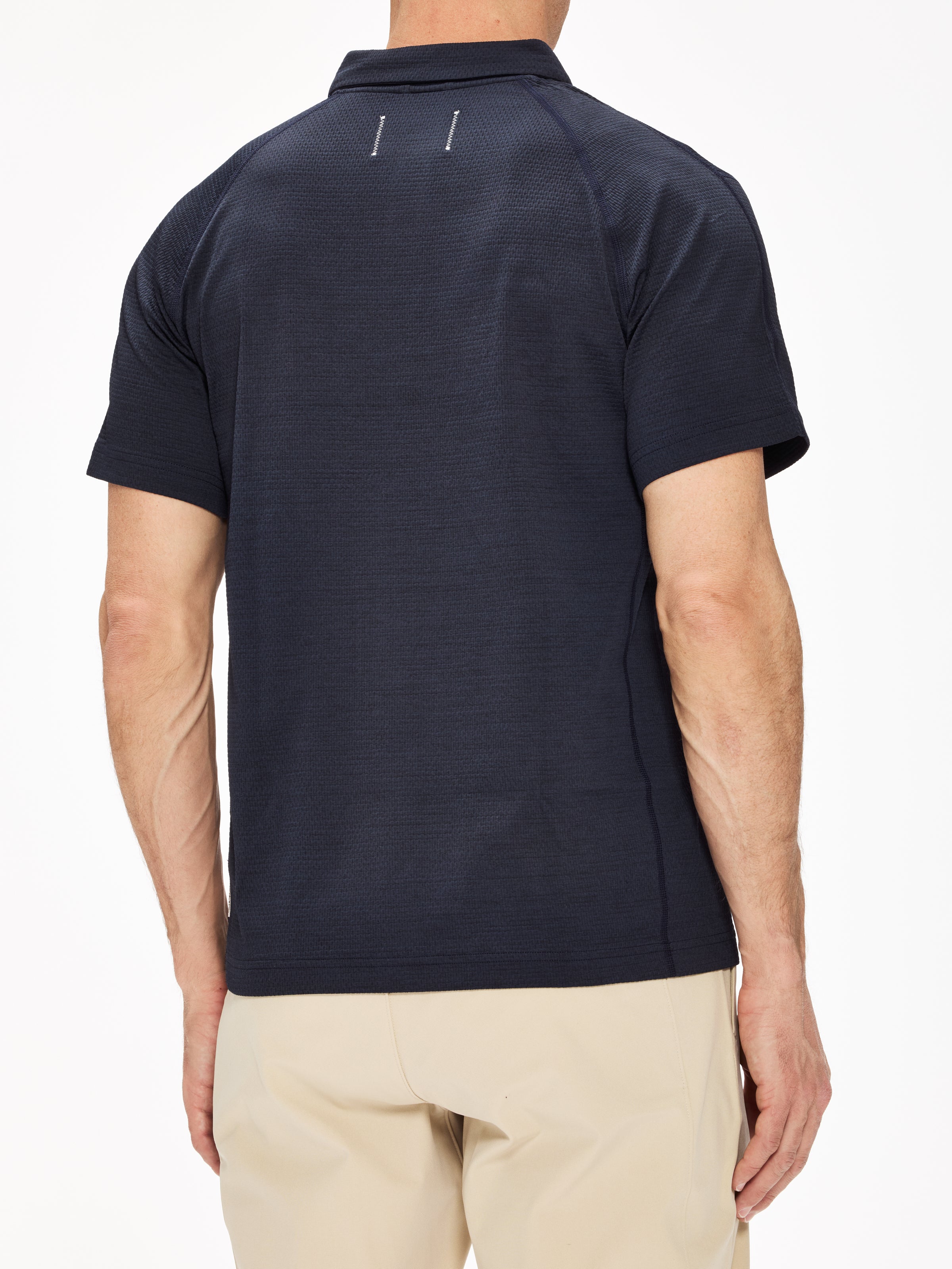 Reigning Champ Solotex Mesh Tiebreak Polo