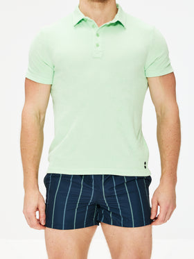 Ron Dorff Terry Polo with Pique Collar