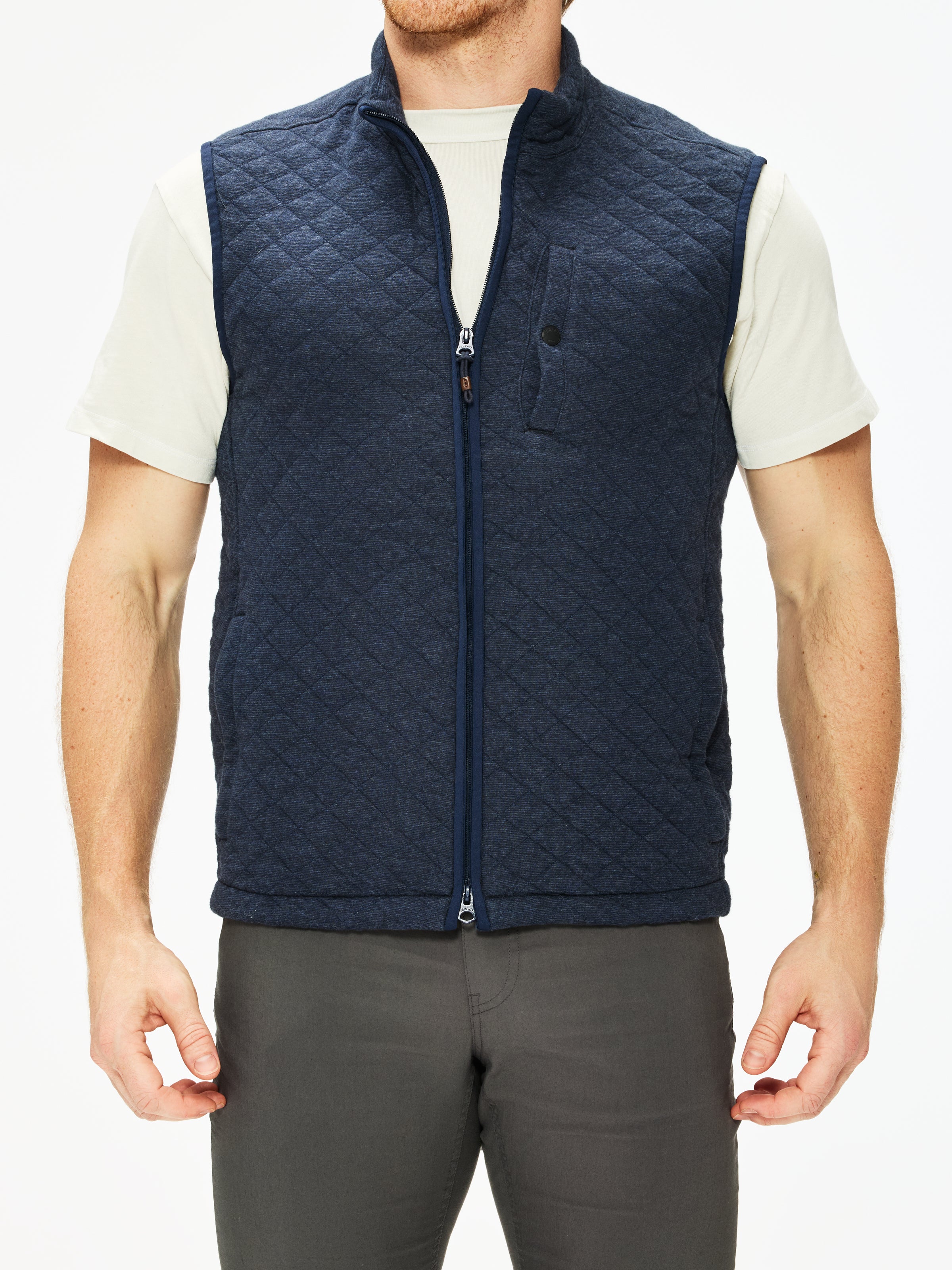 Faherty Epic Quilted Fleece Vest