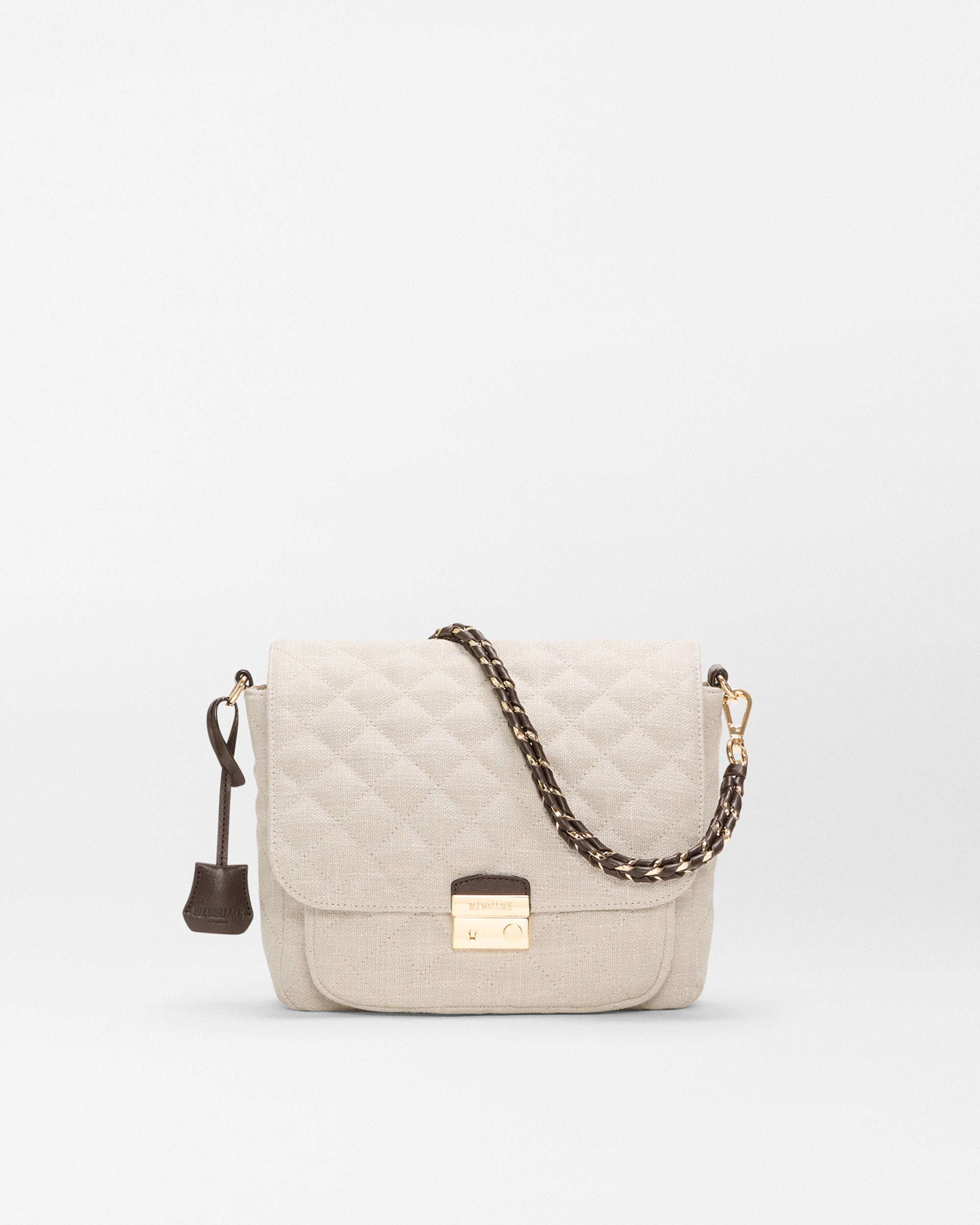 MZ Wallace Medium Crosby Lock Crossbody