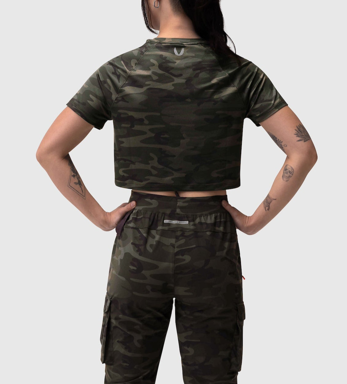 ASRV Aerosilver Crop Tee