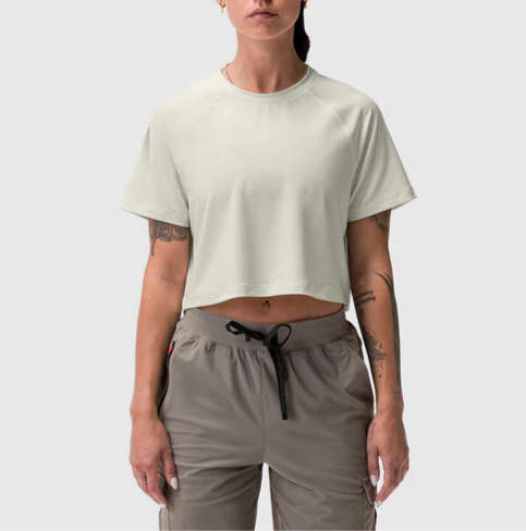 ASRV Aerosilver Crop Tee