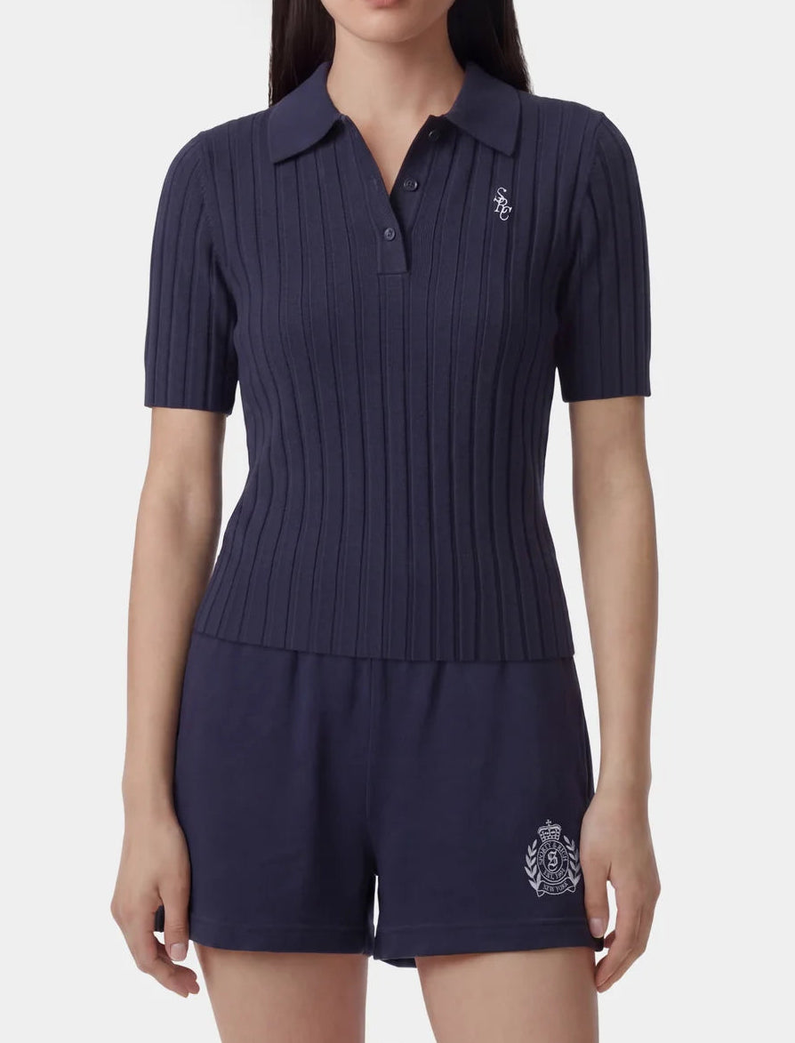 Sporty & Rich Src Ribbed Polo