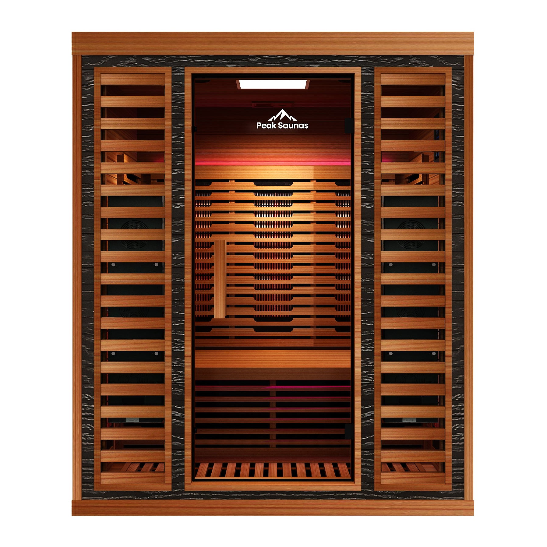 Matterhorn 3-Person Full Spectrum Infrared Sauna with Full-Body Medical-Grade Red Light Therapy & Smart WiFi App Control