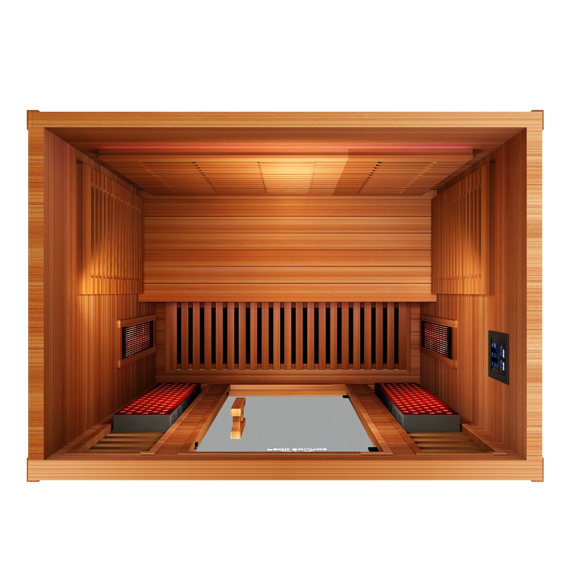 Matterhorn 3-Person Full Spectrum Infrared Sauna with Full-Body Medical-Grade Red Light Therapy & Smart WiFi App Control
