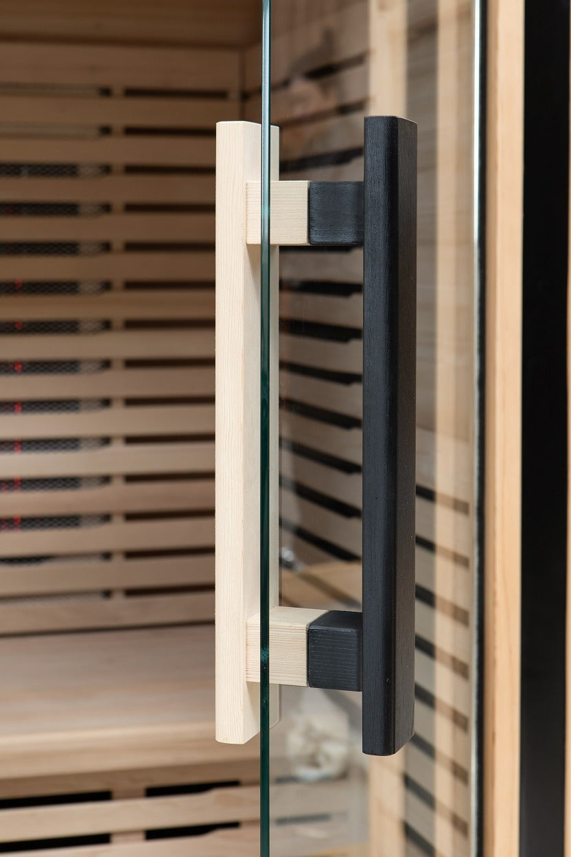Everest 2-Person Full Spectrum Infrared Sauna with Full-Body Medical-Grade Red Light Therapy & Smart WiFi App Control