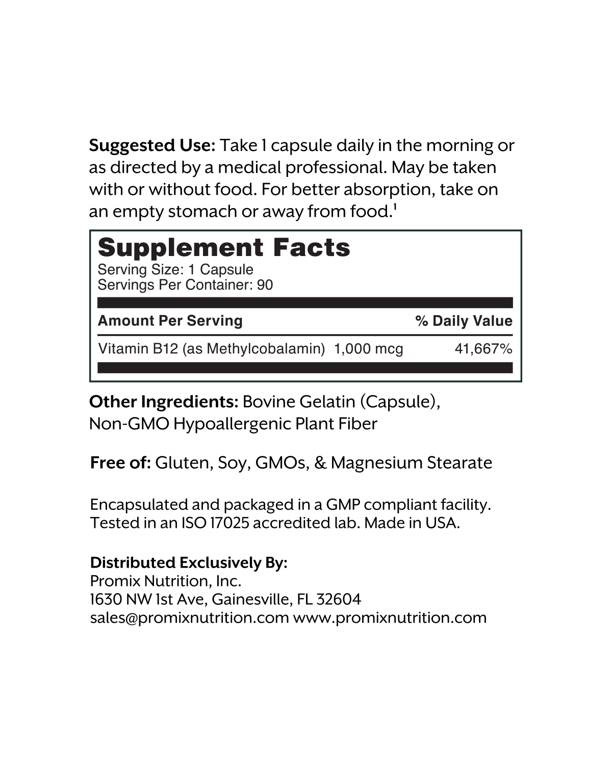 B12 (Methylcobalamin)