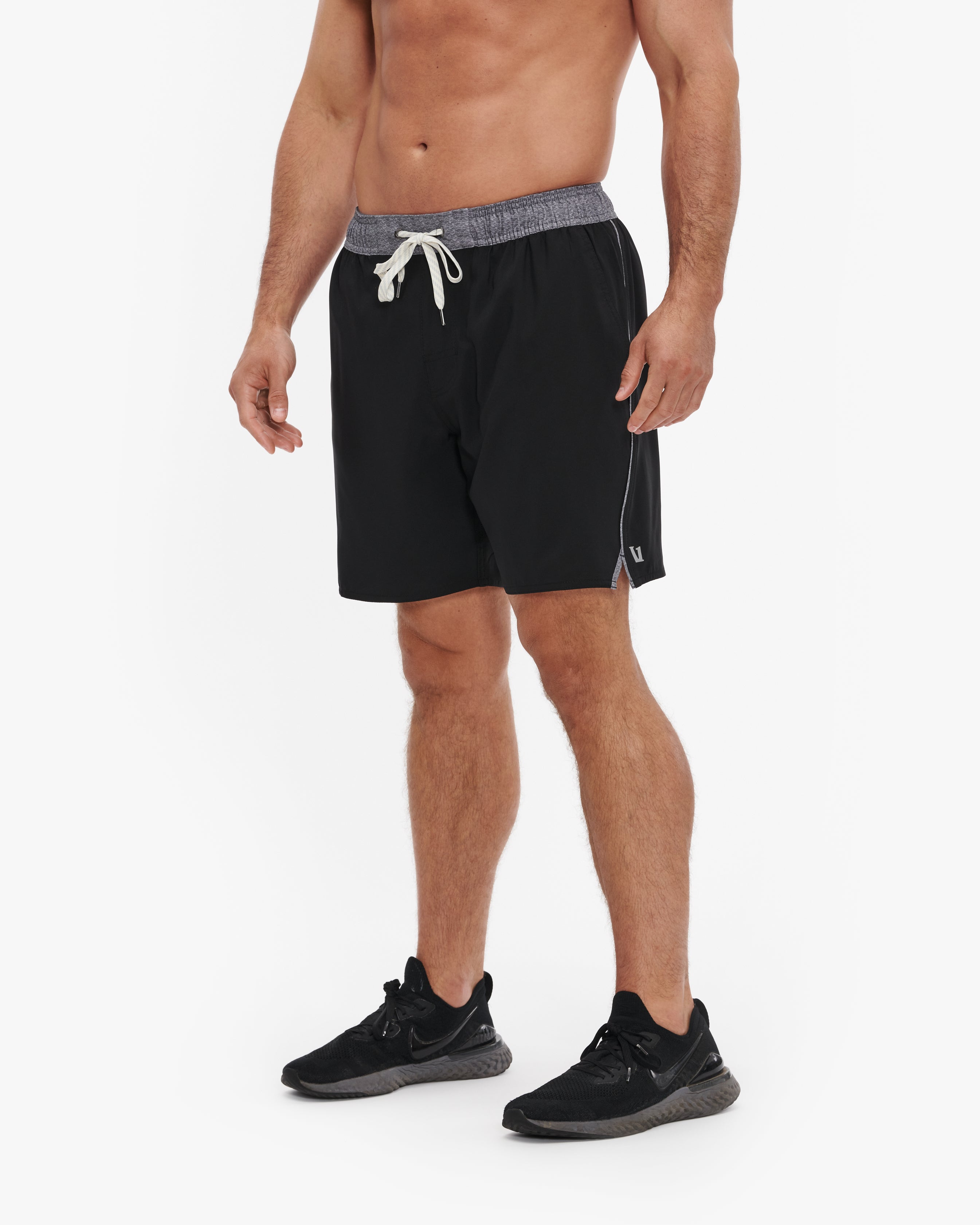 VUORI TRAIL SHORT 6.5" - LINED - BLACK