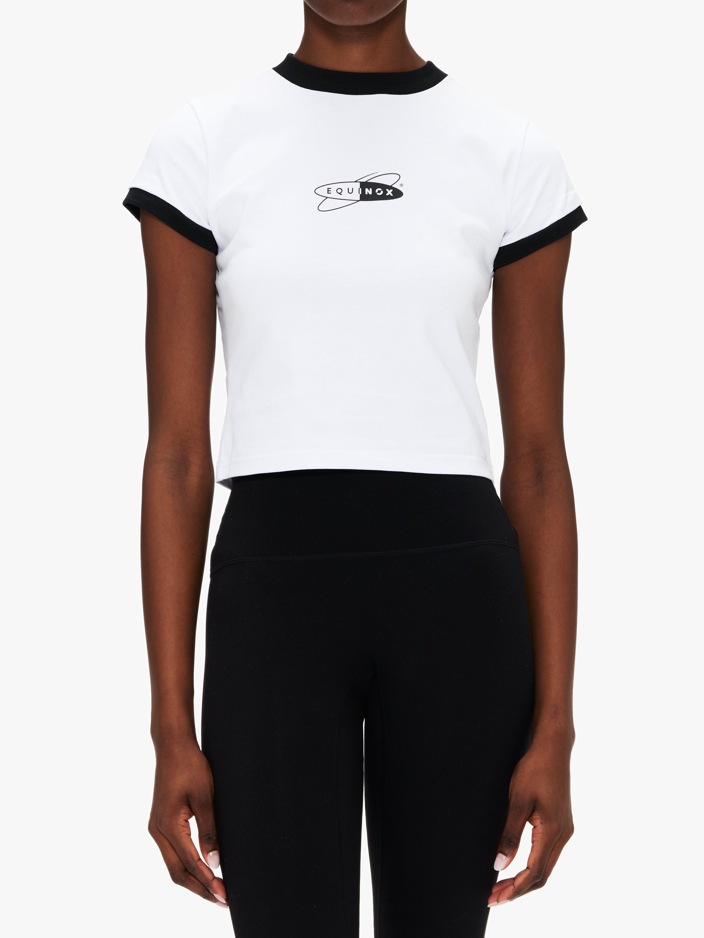 Equinox Retro Ringer Baby Tee