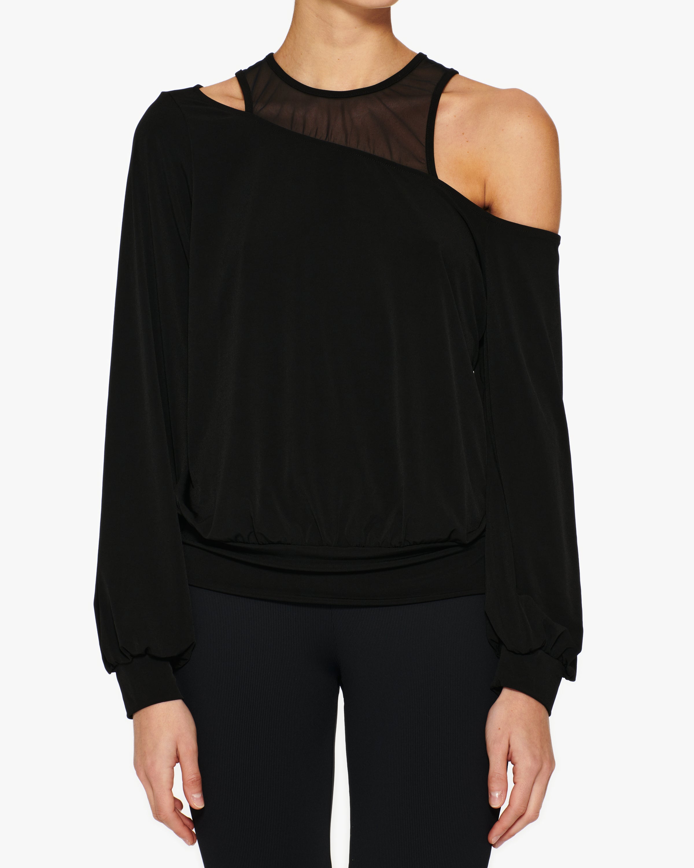 Lanston One Shoulder Layered Top