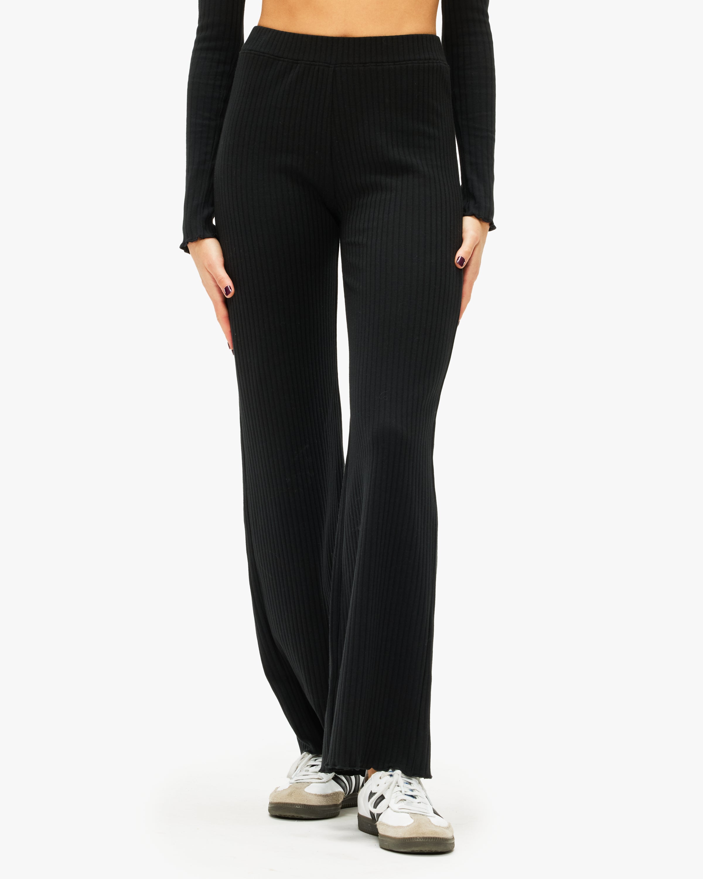Goldie Wide Rib Wide Leg Pant