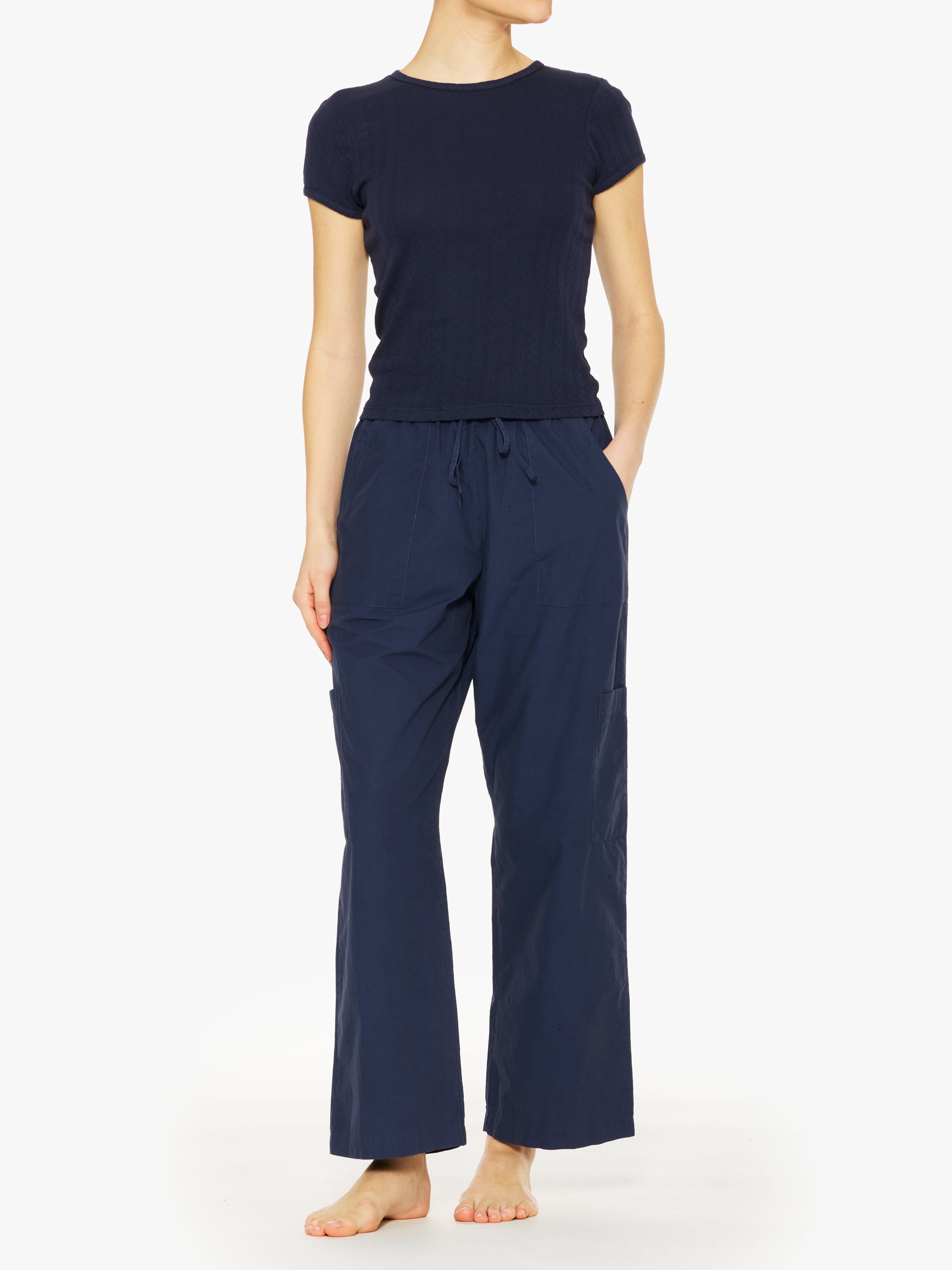 Donni The Pointelle Baby Tee