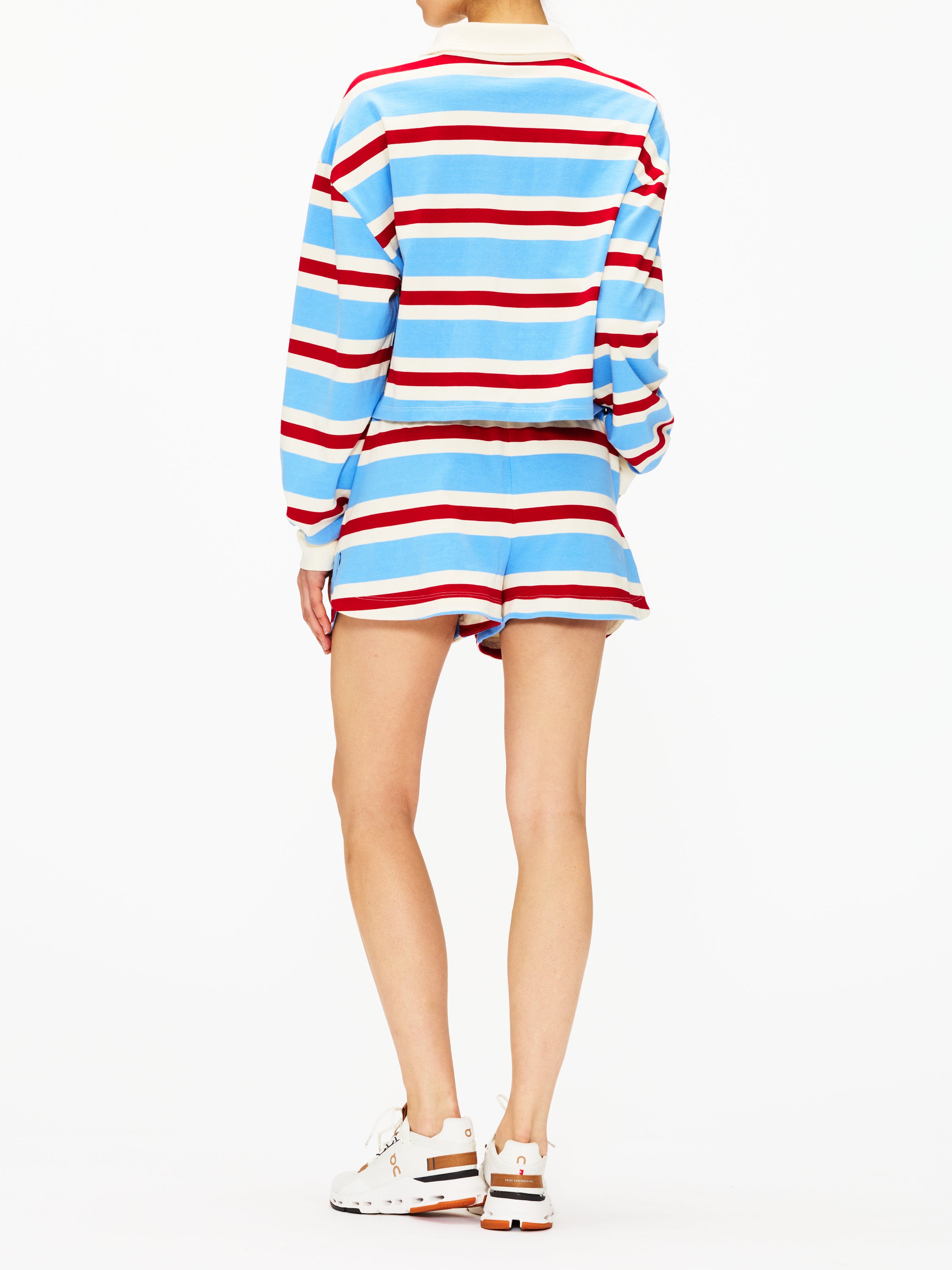 Year of Ours Striped Cotton Jersey Rugby
