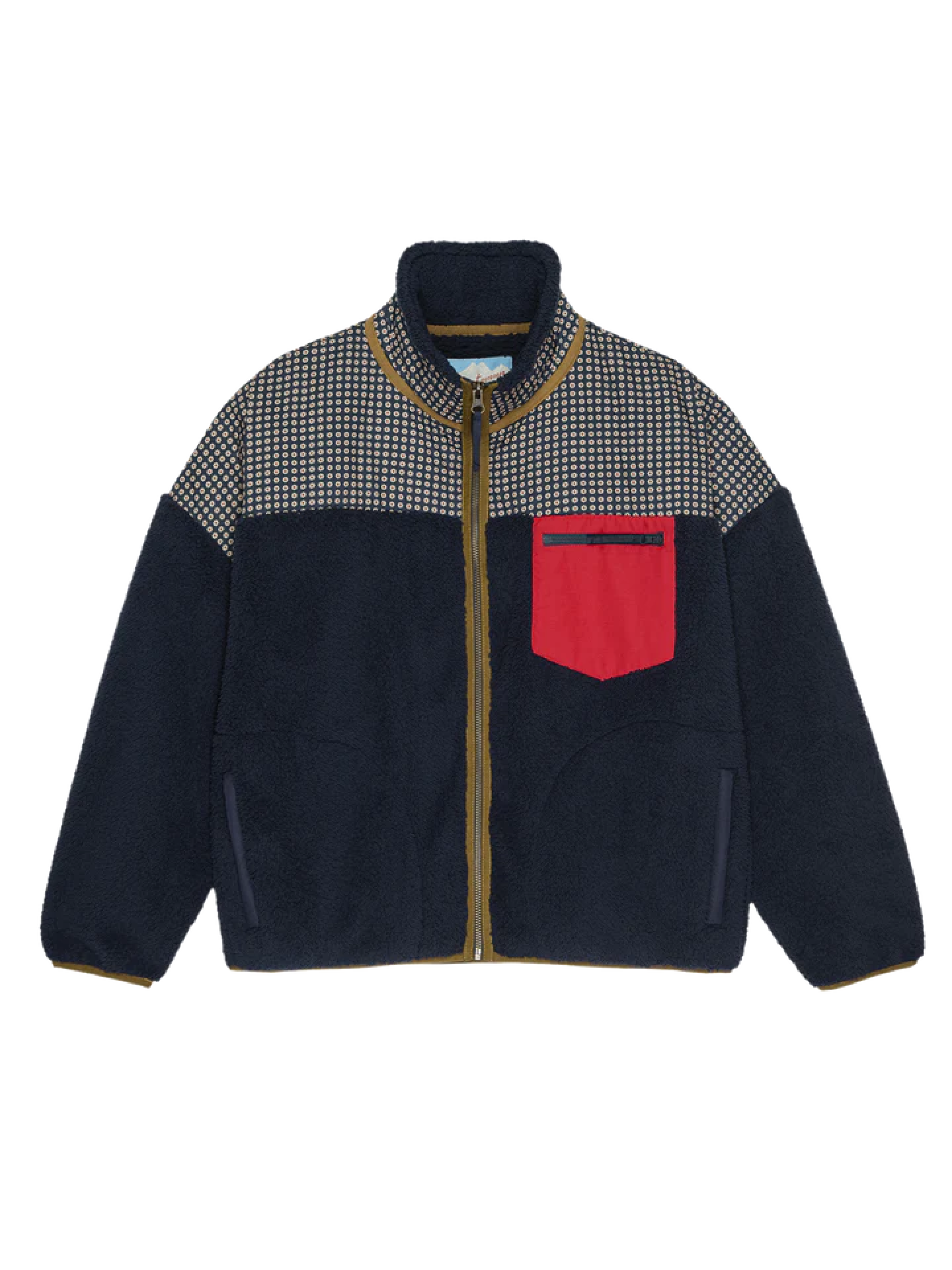 The Great The Print Mix Plush Terrain Full Zip