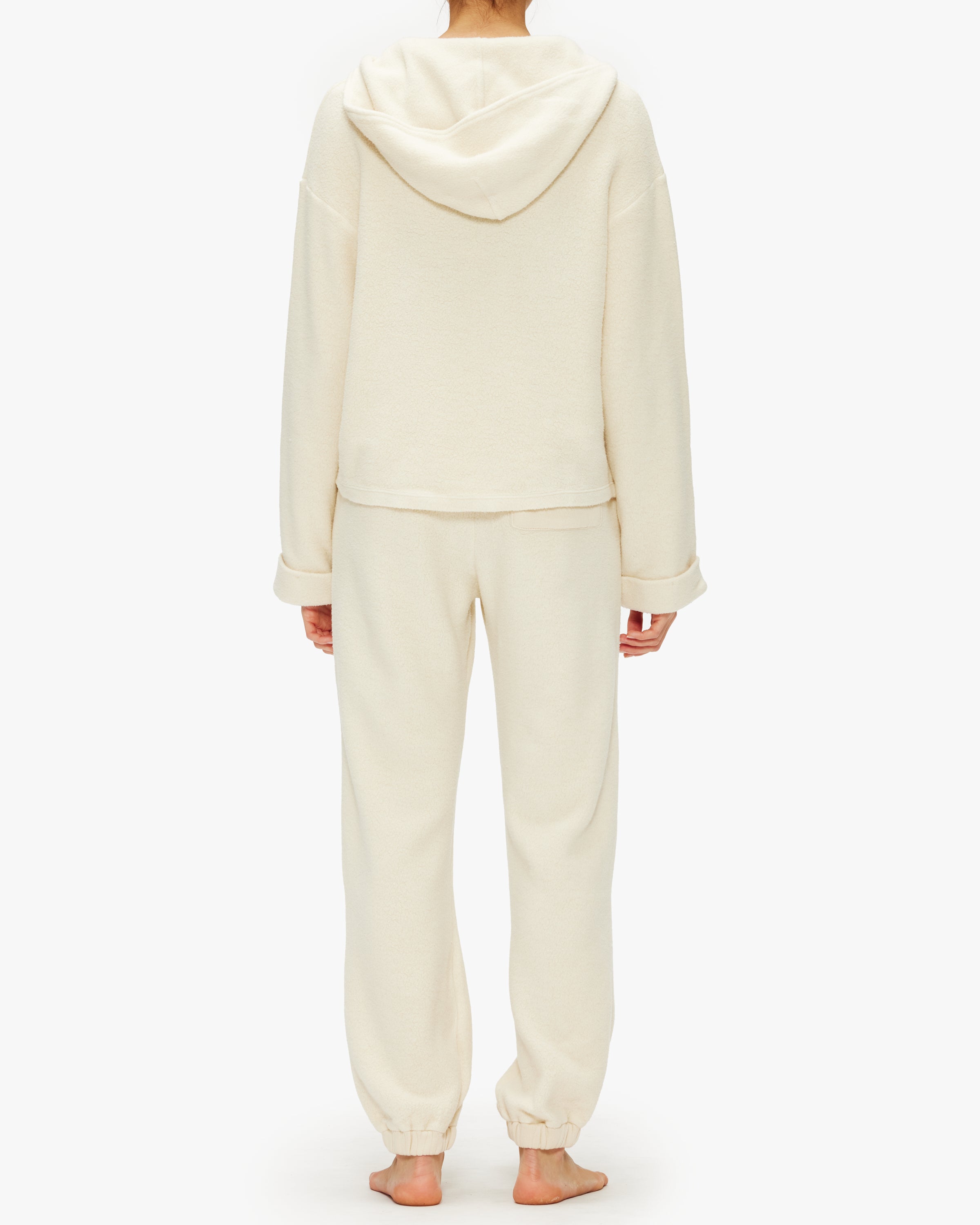 Monrow Teddy Fleece Oversized Sweatpants