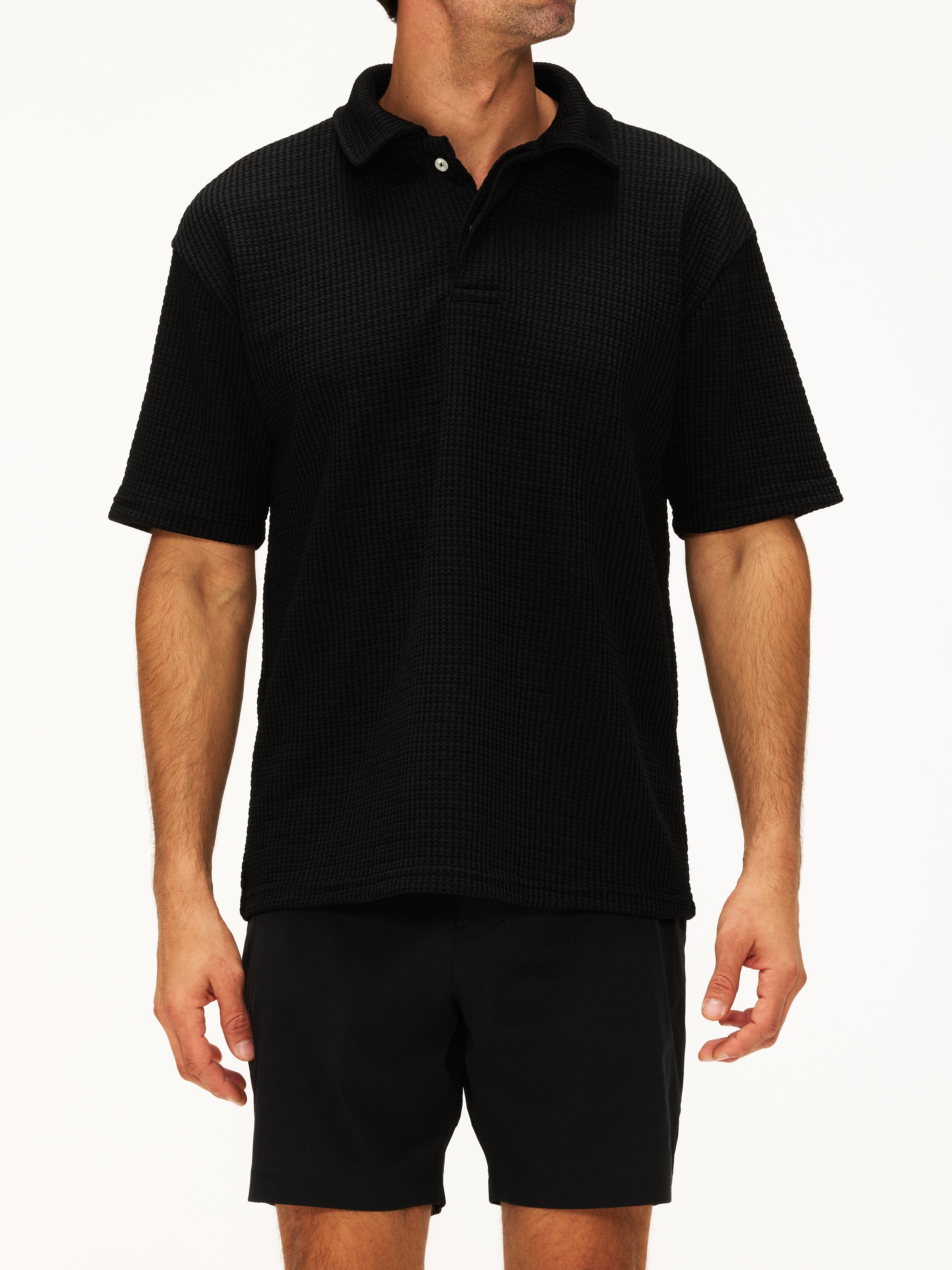 Krost Eco Rib Knit Short Sleeve Polo