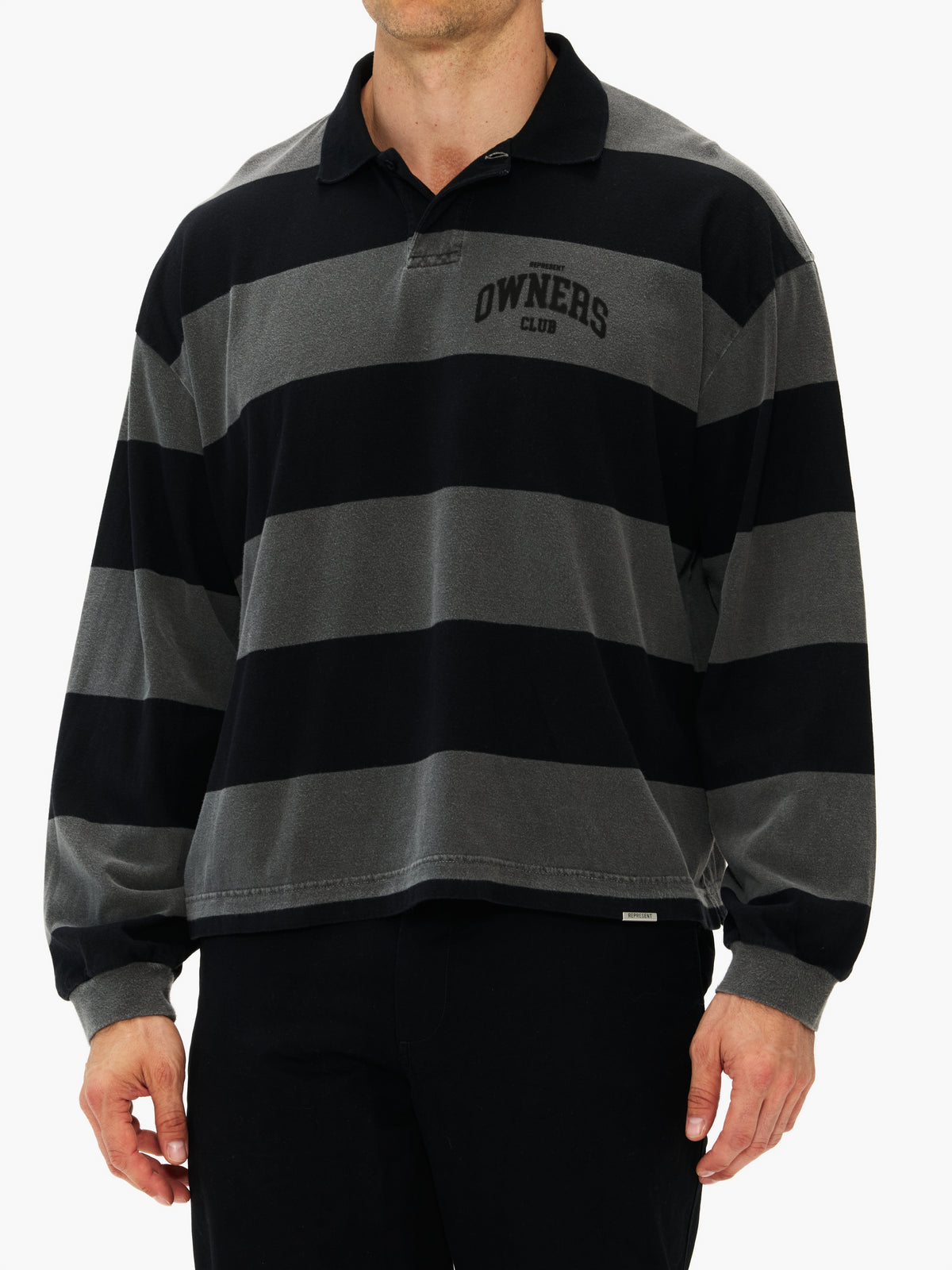 Represent Owners Rugby Stripe Top