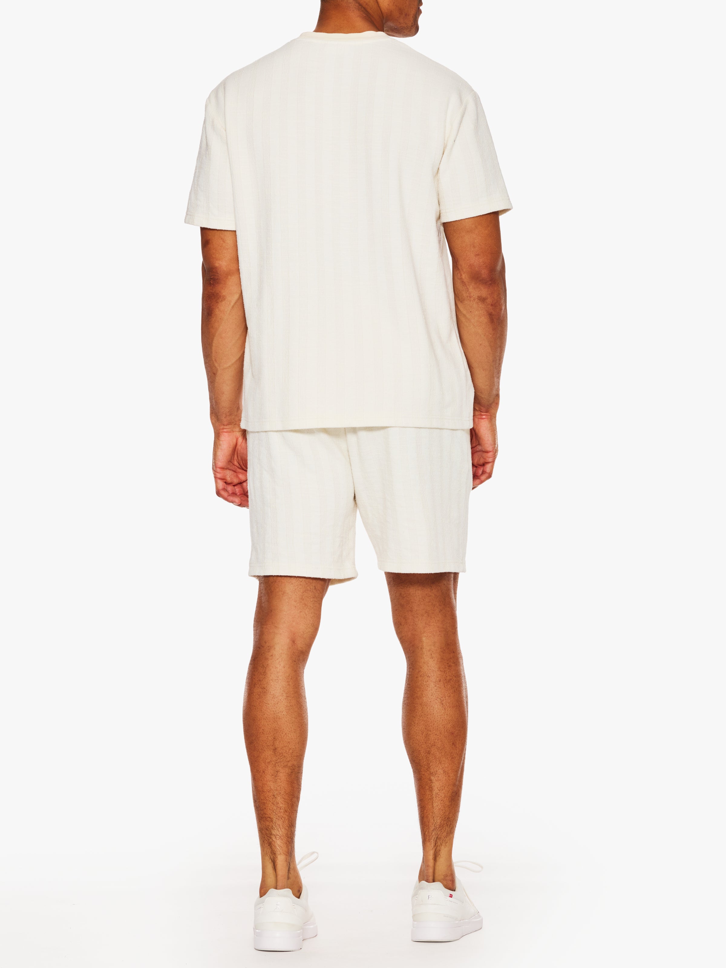 Les Deux Stripe Jacquard Shorts