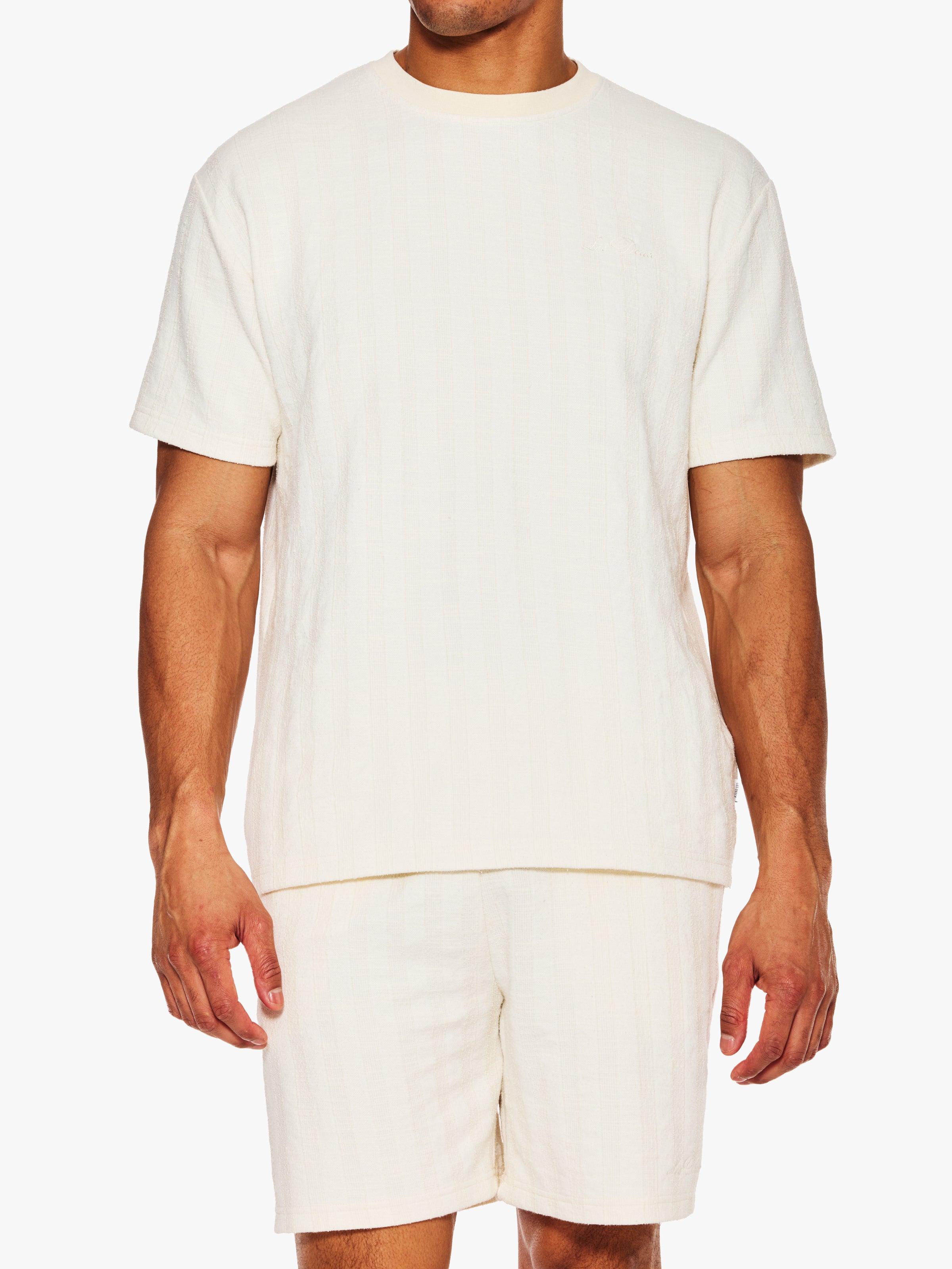 Les Deux Stripe Jacquard T-Shirt