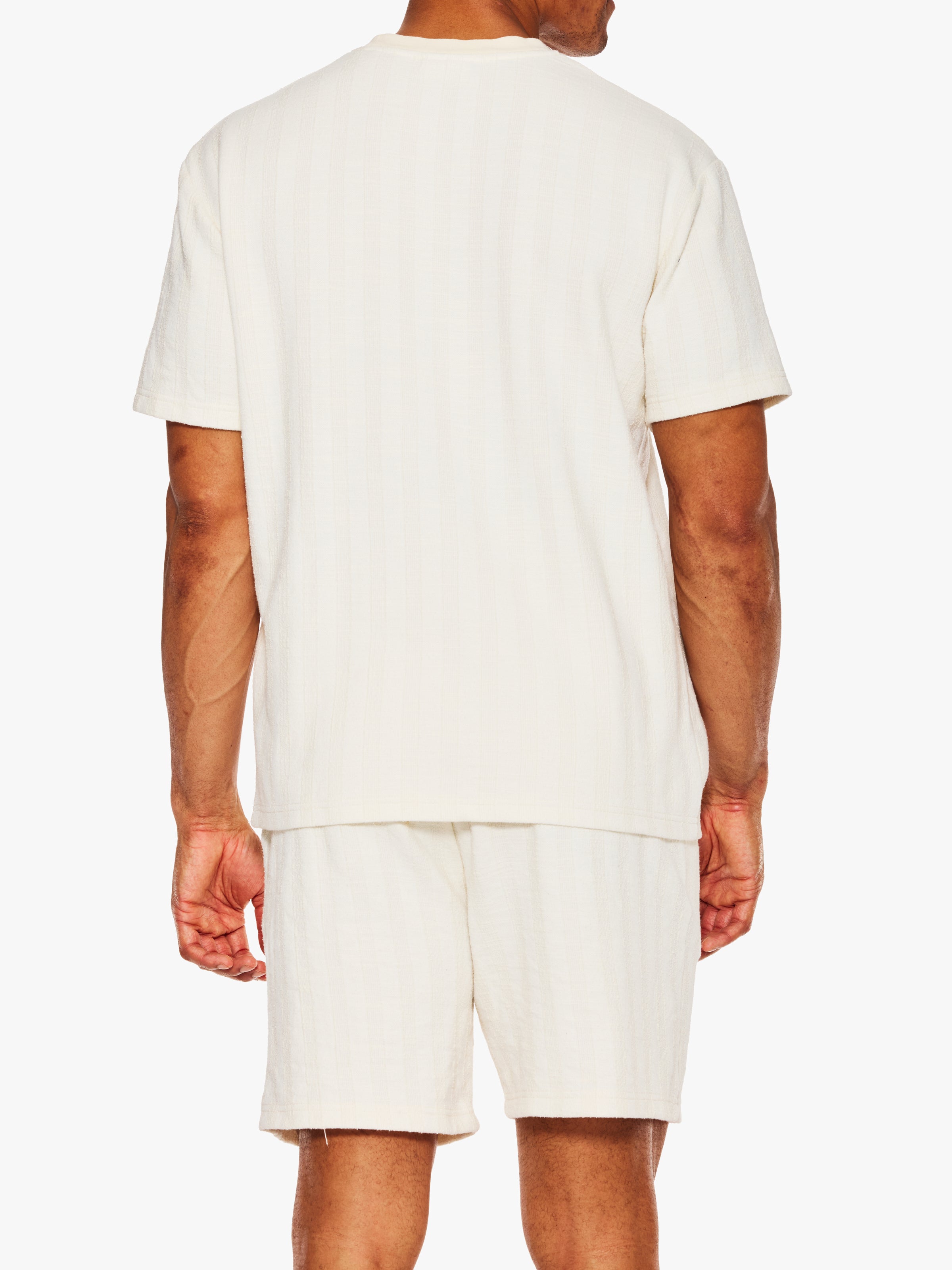 Les Deux Stripe Jacquard T-Shirt
