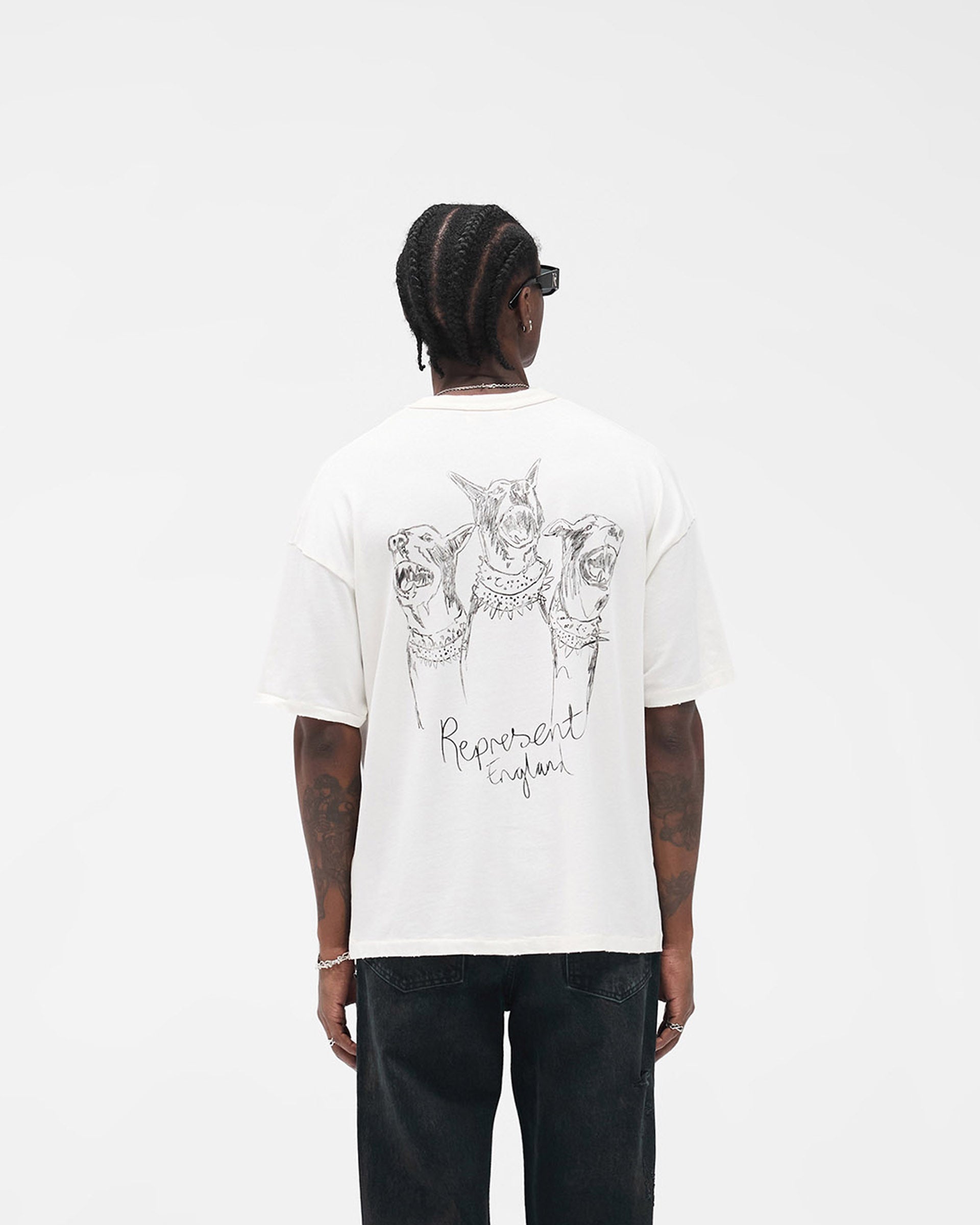 Represent Hand Drawn Thoroughbred Dogs TShirt