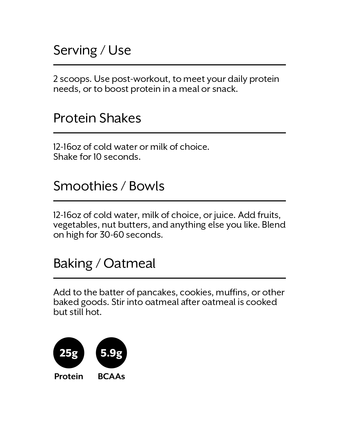 Vanilla Whey Protein Powder