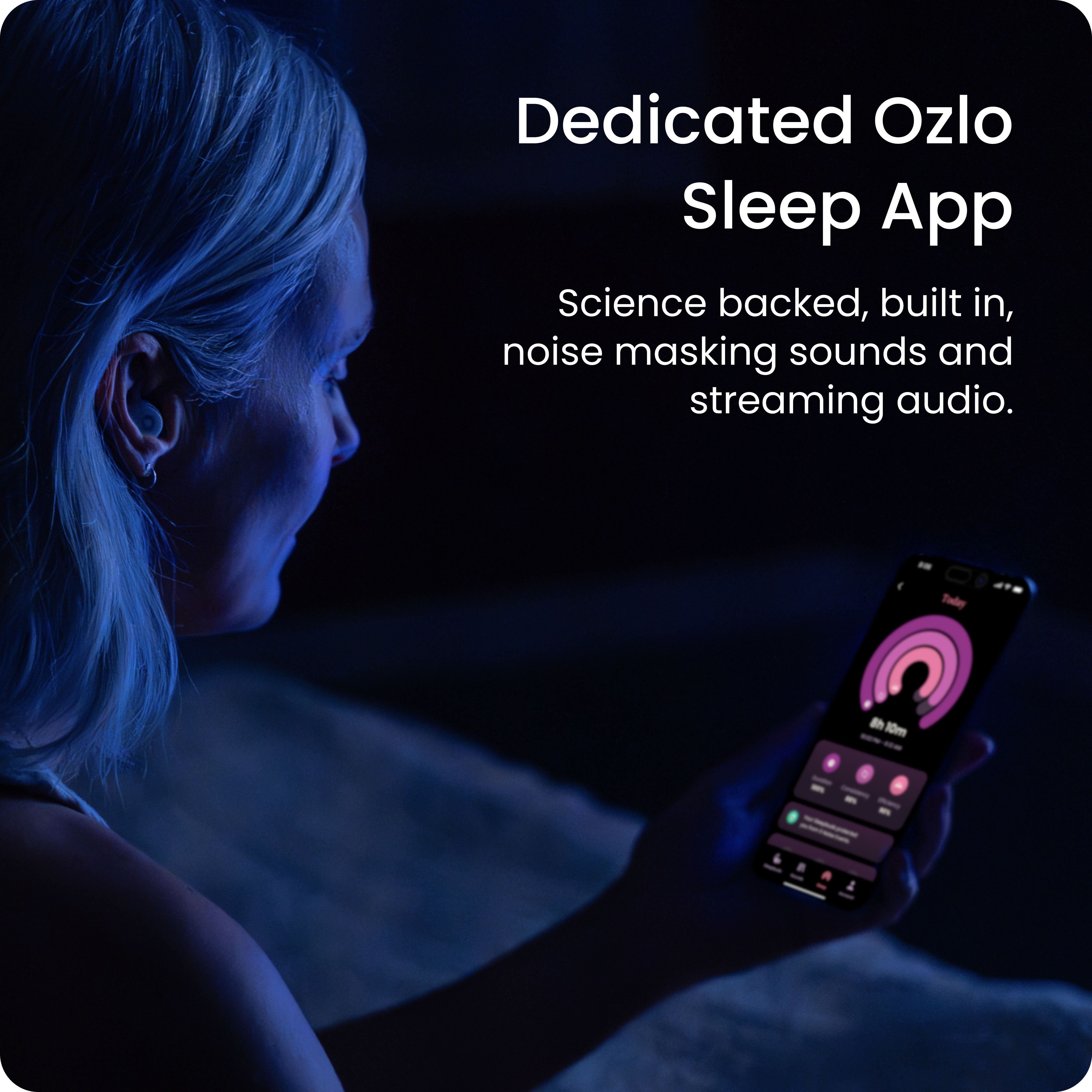 Ozlo Sleepbuds® -  Advanced Noise-Masking Sleep Earbuds