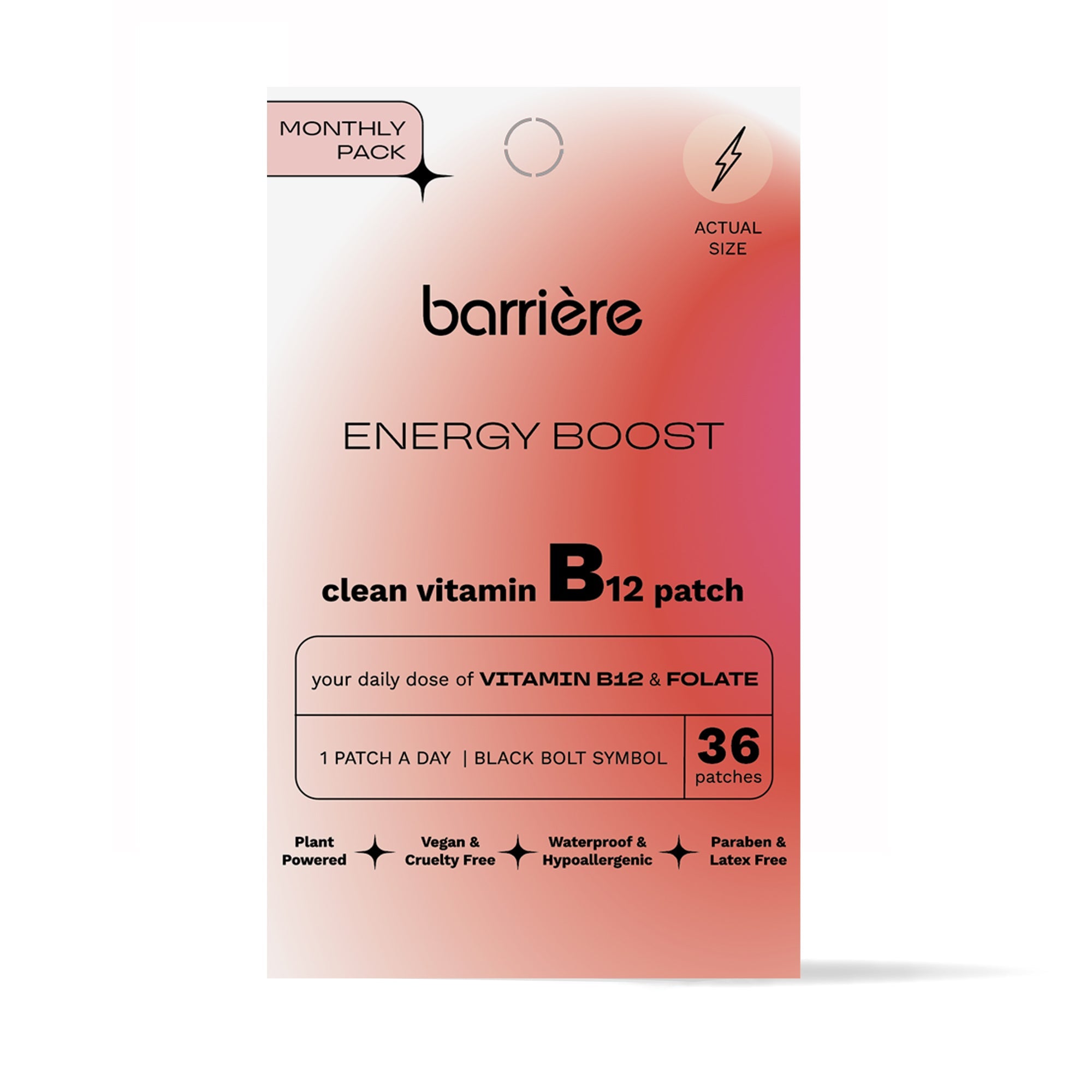 barrière Vitamin B12 Patch