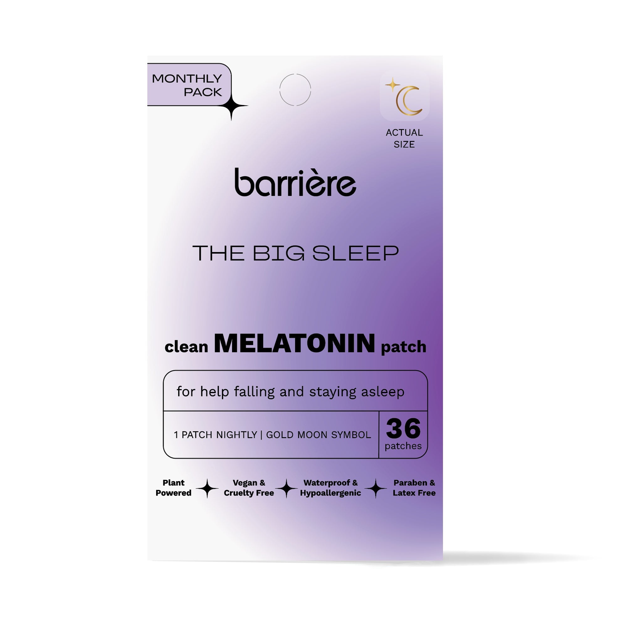 barrière Melatonin Sleep Patch