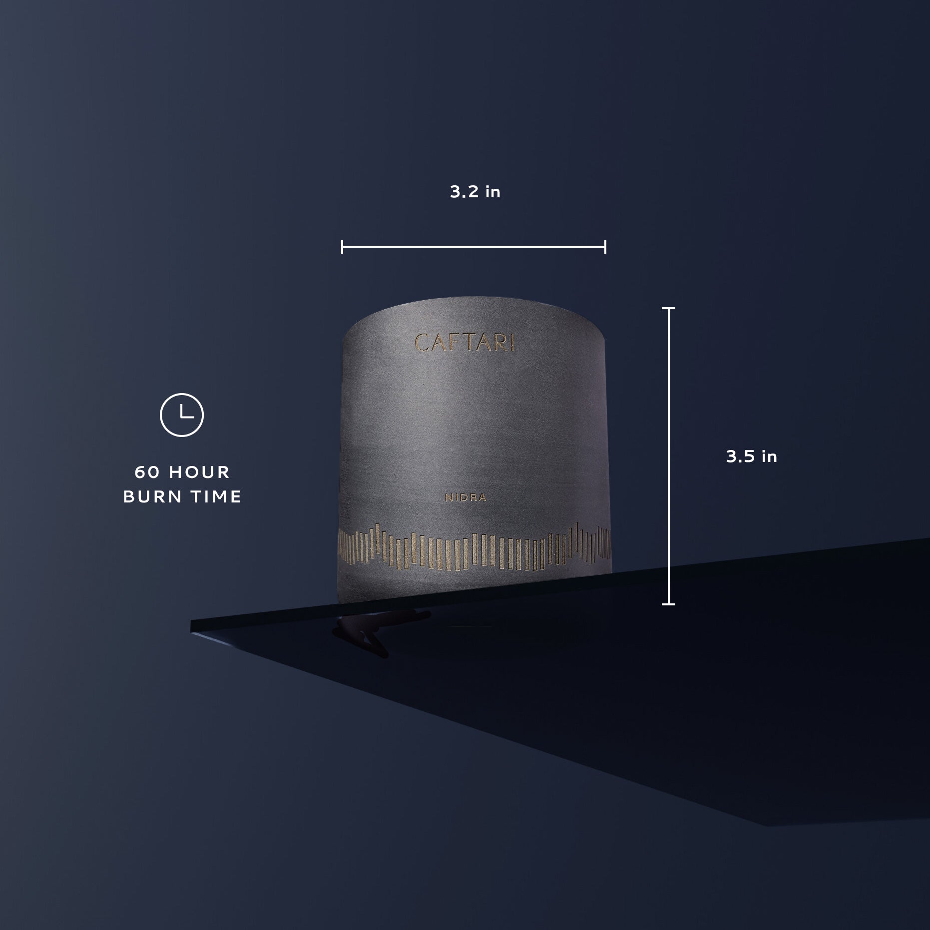 Caftari Nidra - Neuroscientist Verified Sleep Candle