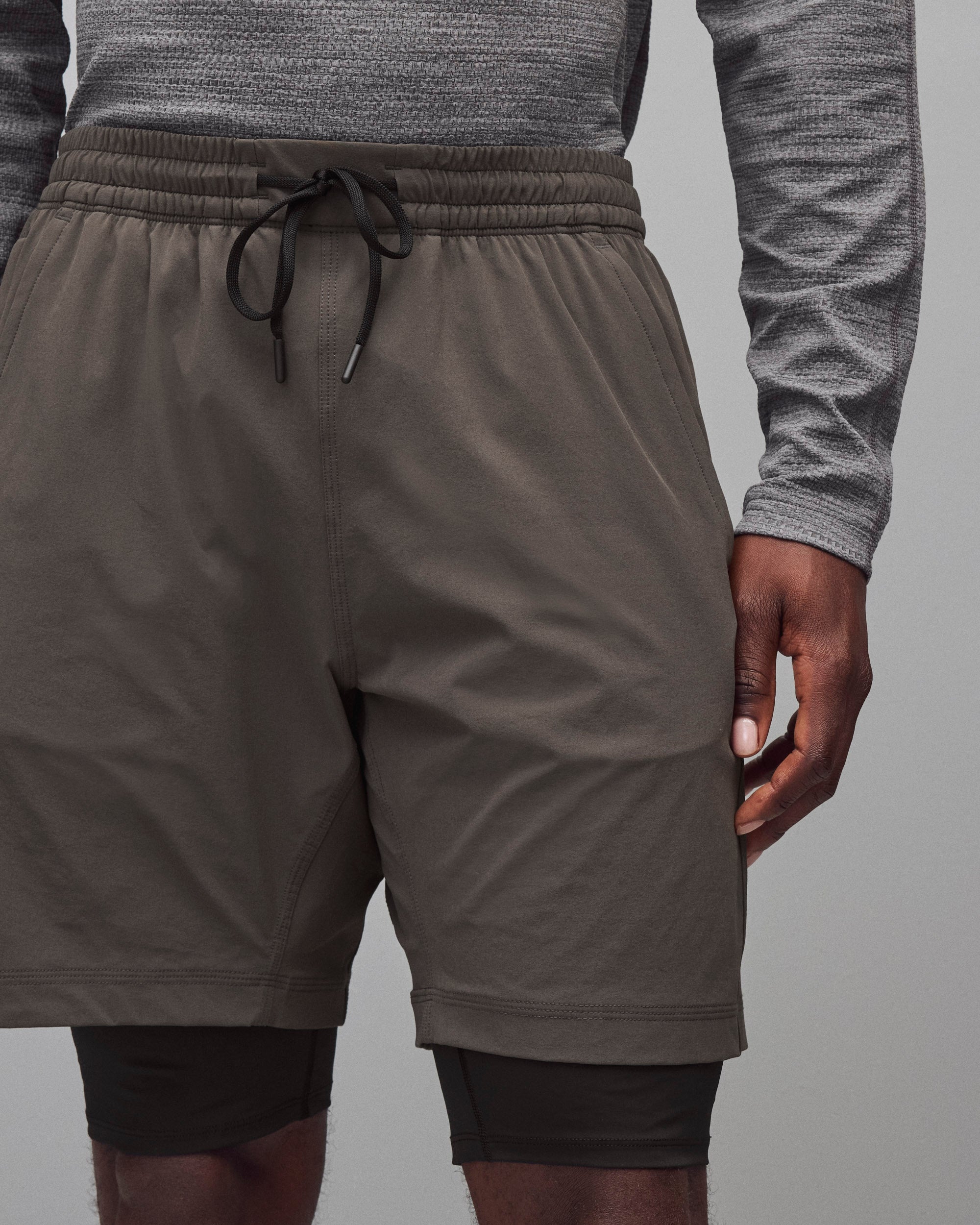 Reigning Champ 4-Way Stretch Nylon Combo Training Standard Shorts
