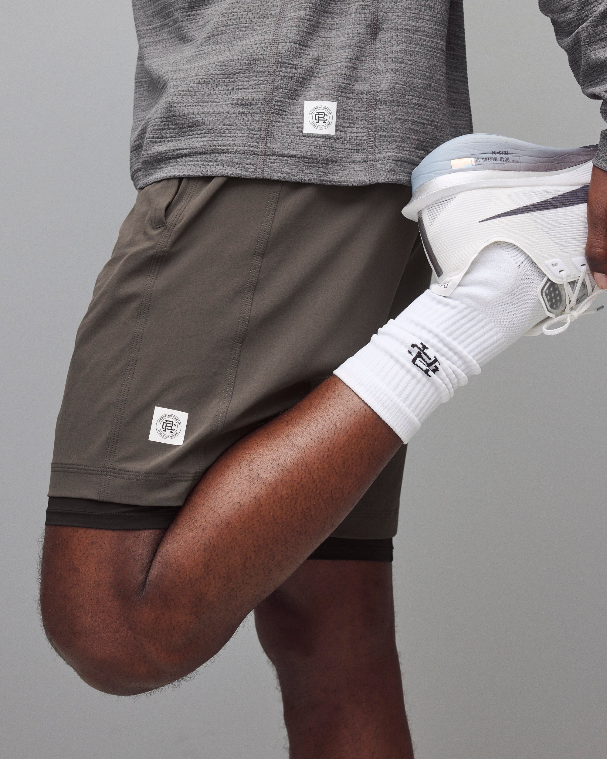 Reigning Champ 4-Way Stretch Nylon Combo Training Standard Shorts