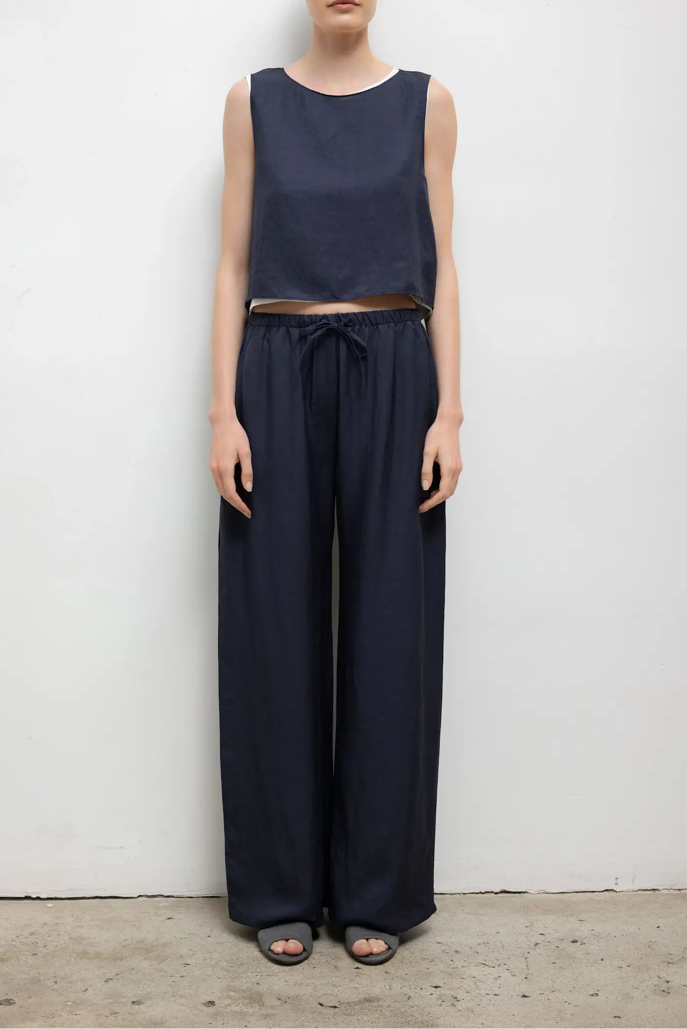 Leset Daniel Crop Sleeveless Crew