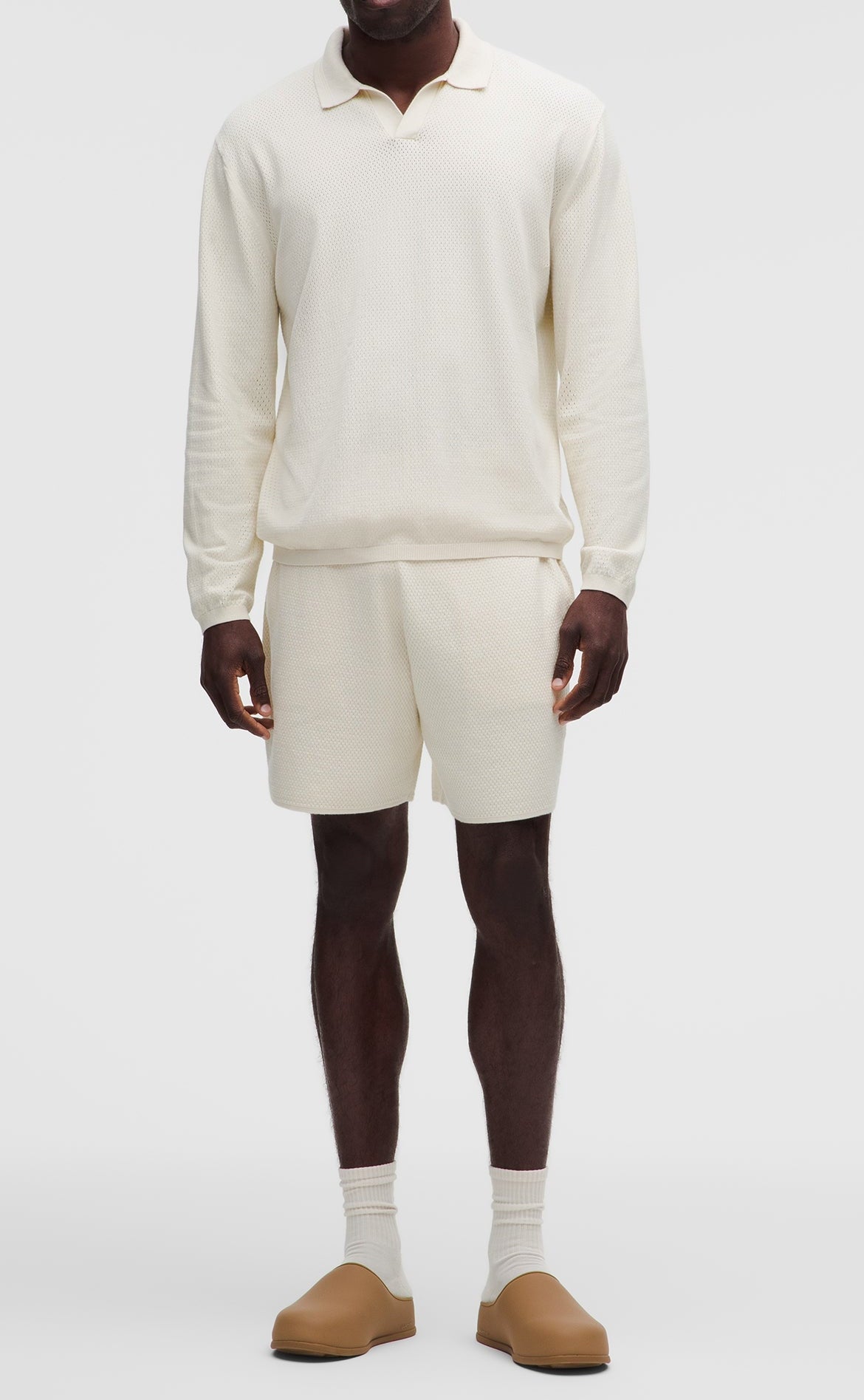 Lululemon Easy Care Lightweight Knit Seasonal Long Sleeve Polo