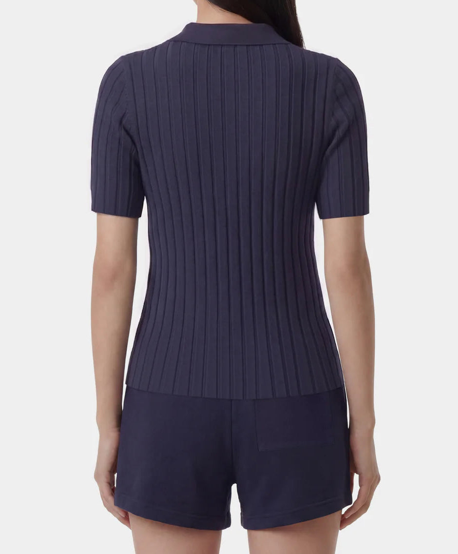 Sporty & Rich Src Ribbed Polo