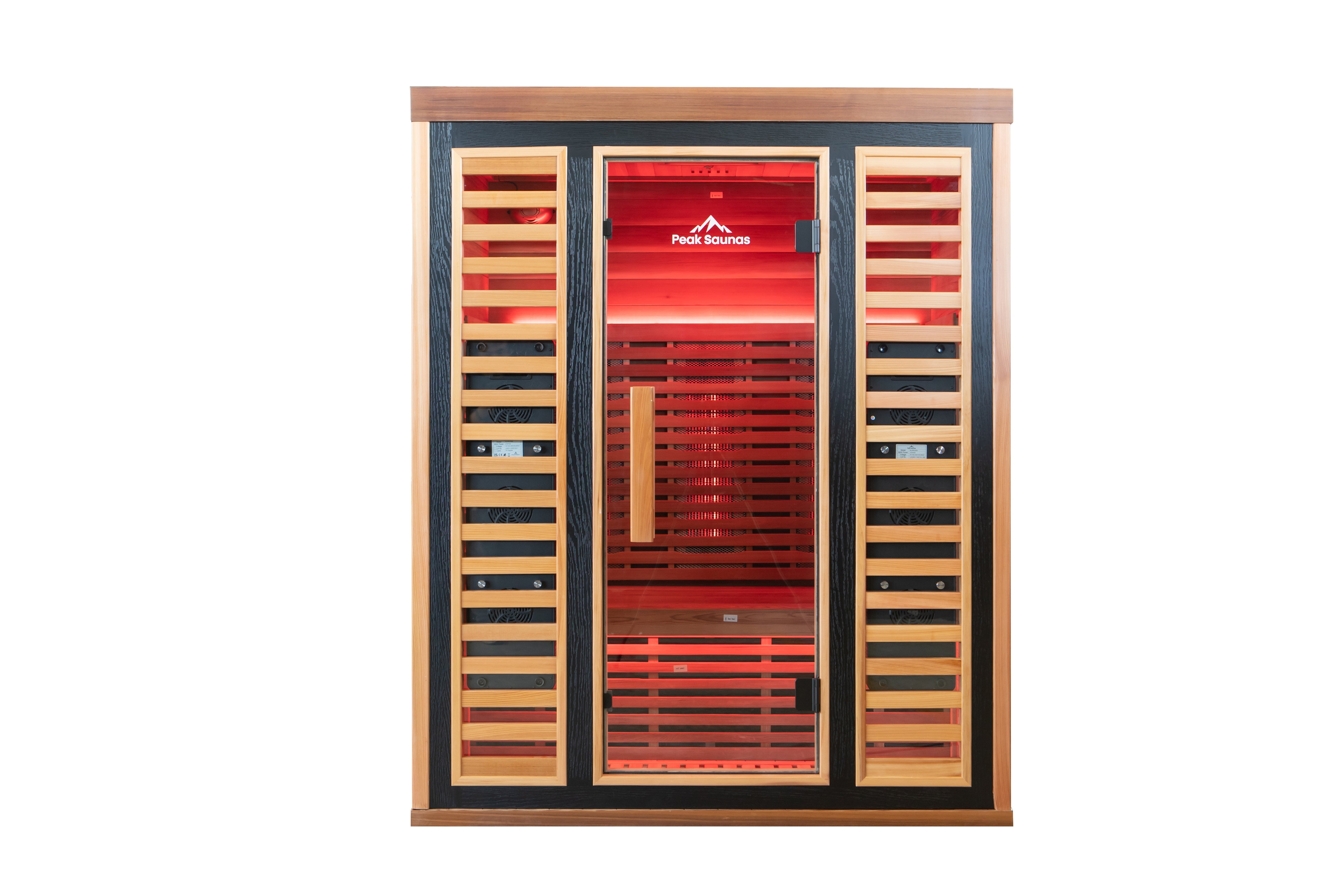 Matterhorn 3-Person Full Spectrum Infrared Sauna with Full-Body Medical-Grade Red Light Therapy & Smart WiFi App Control