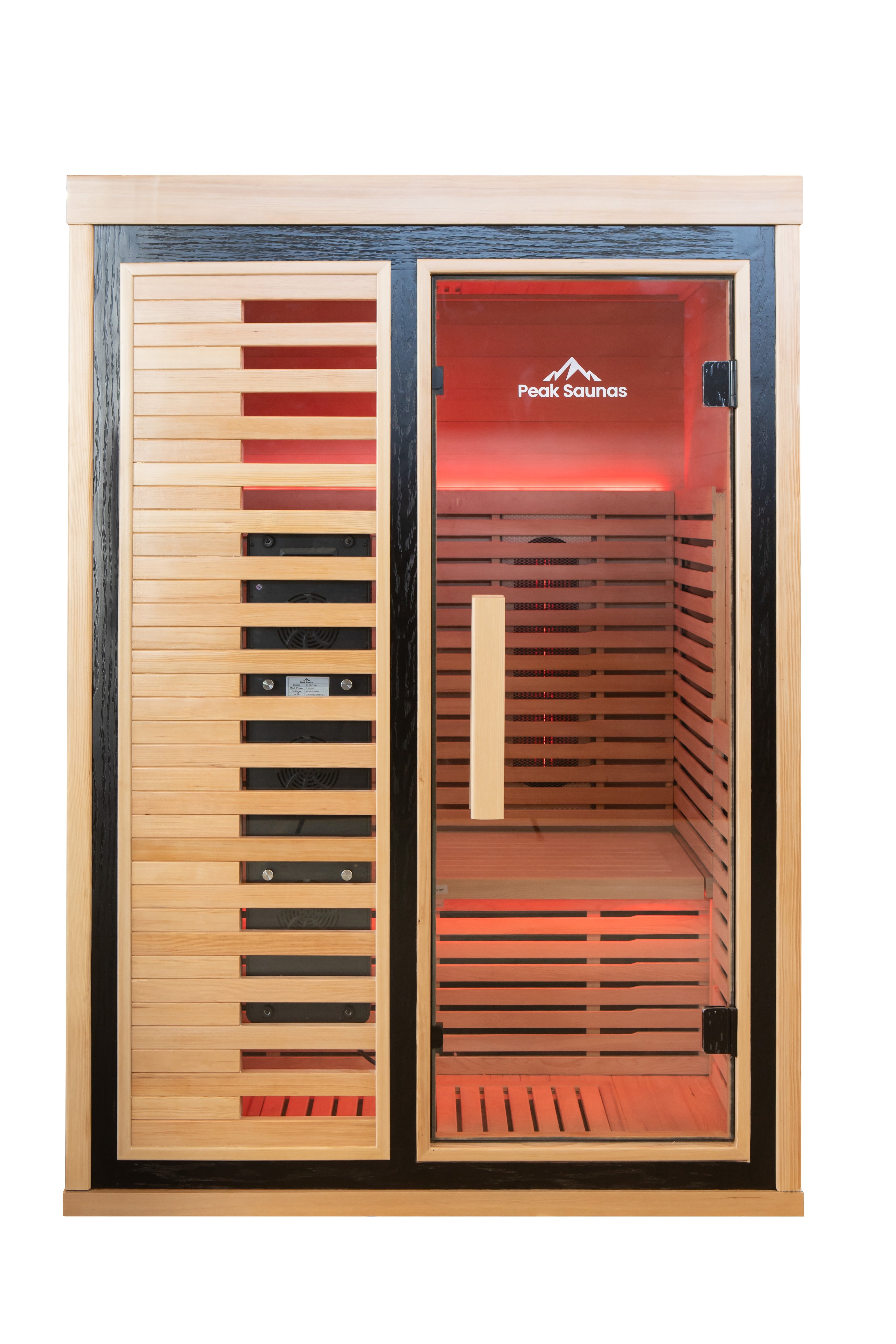 Everest 2-Person Full Spectrum Infrared Sauna with Full-Body Medical-Grade Red Light Therapy & Smart WiFi App Control