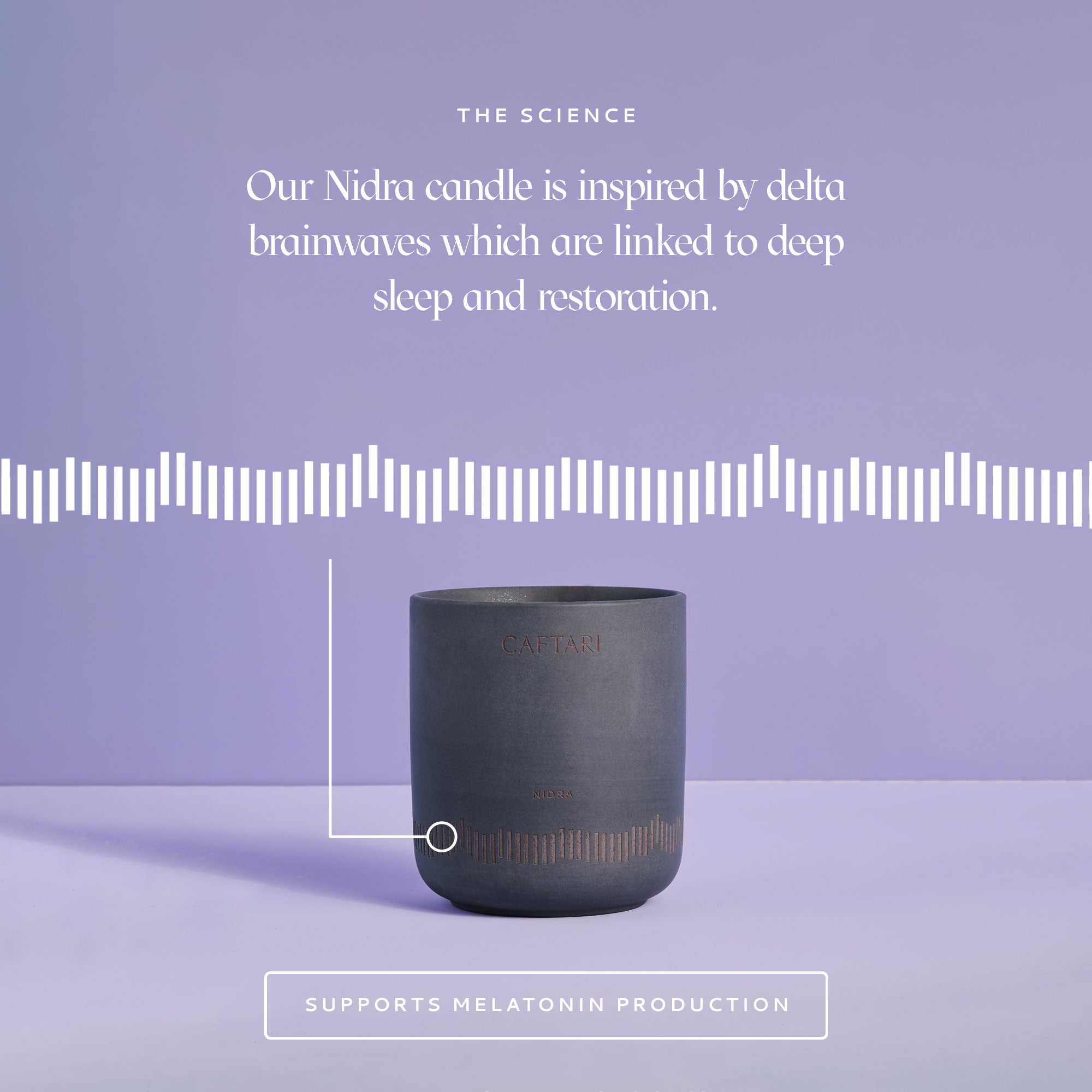 Caftari Nidra - Neuroscientist Verified Sleep Candle