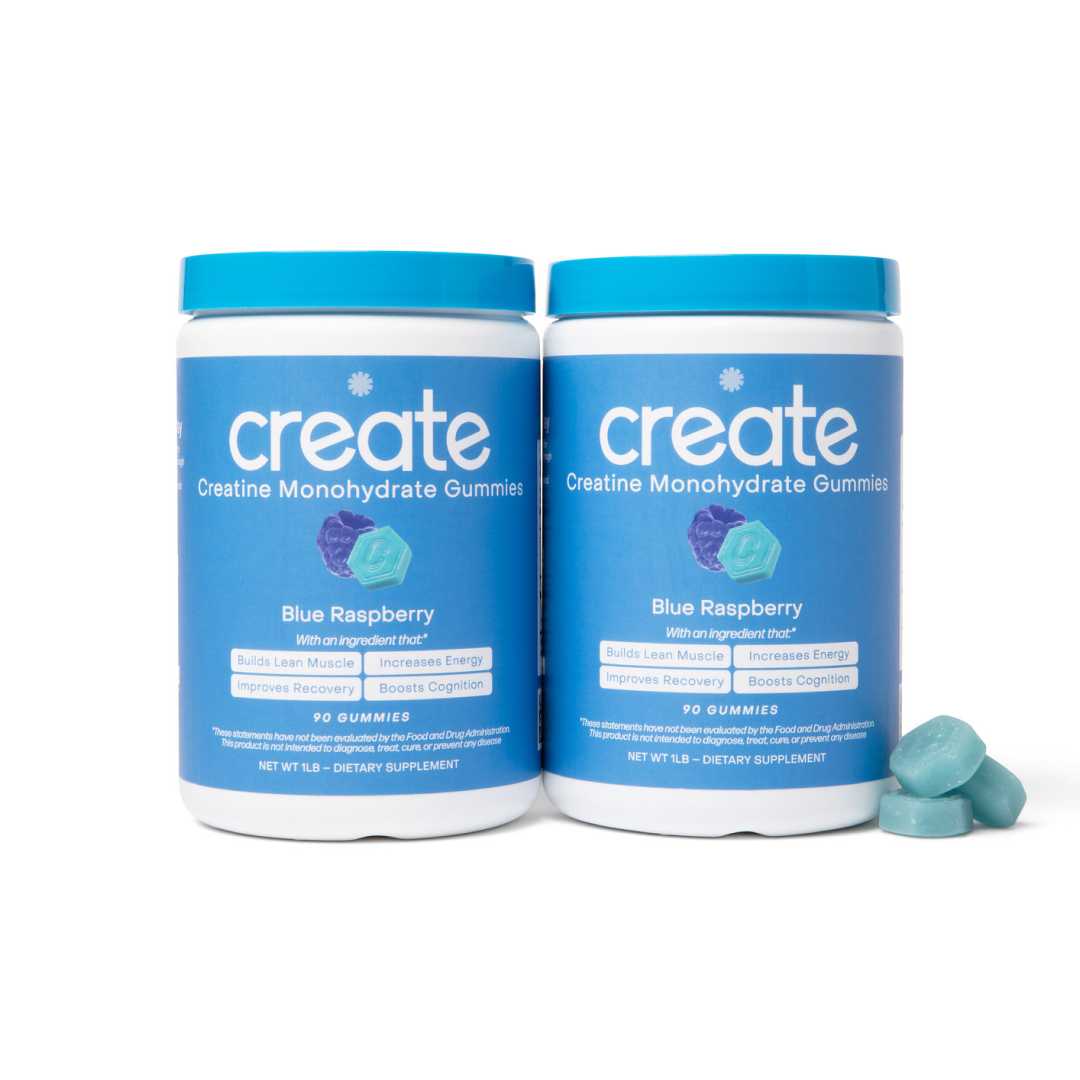 Creatine Monohydrate Gummies Blue Raspberry - 180 Count