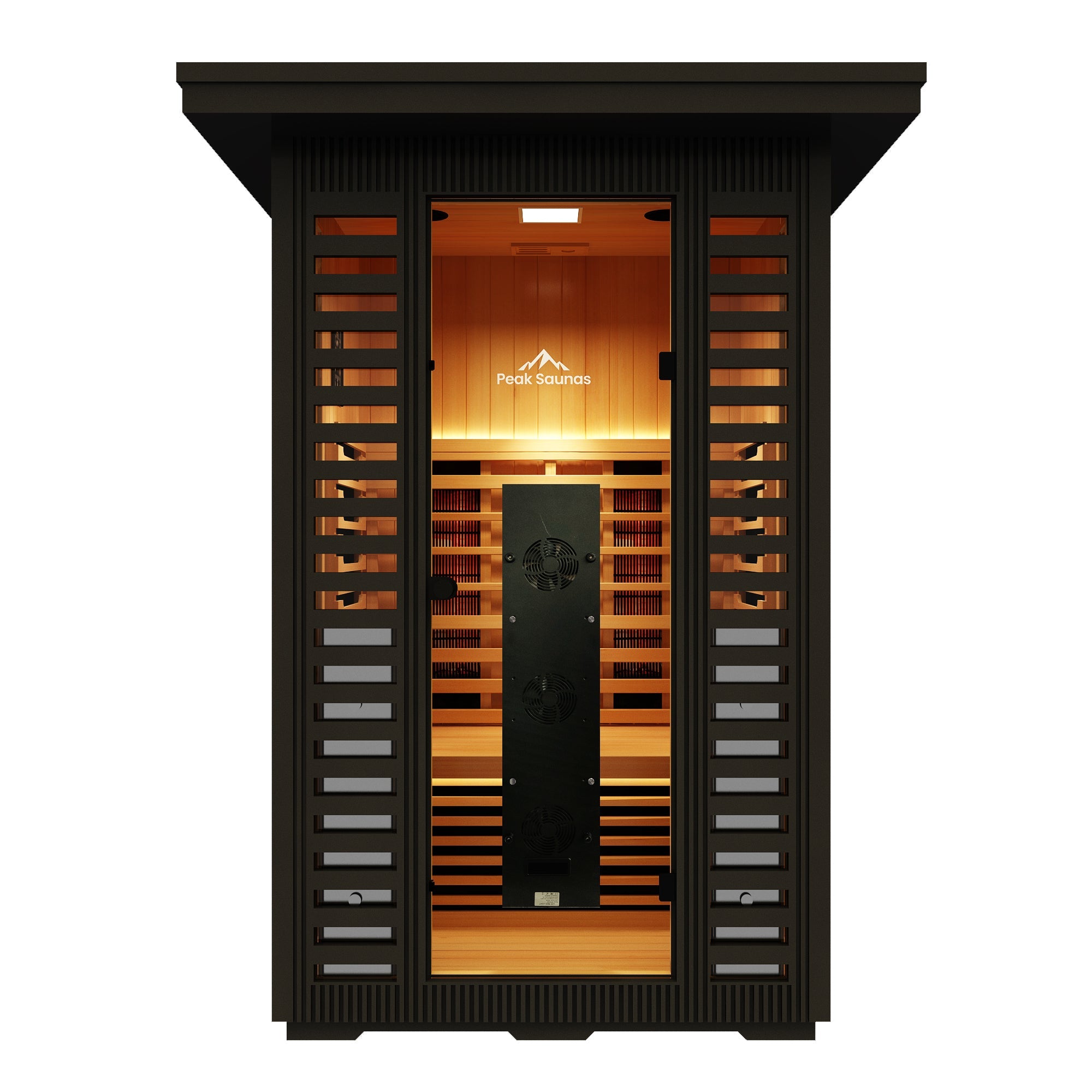 Patagonia 2-Person Outdoor Full Spectrum Infrared Sauna with Full-Body Medical-Grade Red Light Therapy and Smart WiFi App Control