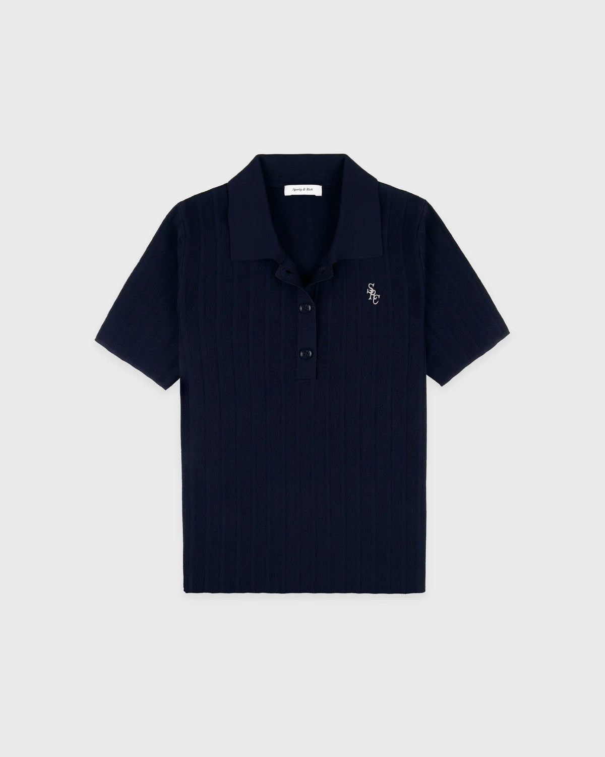 Sporty & Rich Src Ribbed Polo