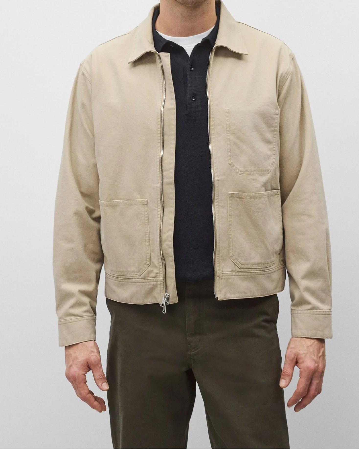 Reigning Champ Cotton Canvas Grounds Jacket